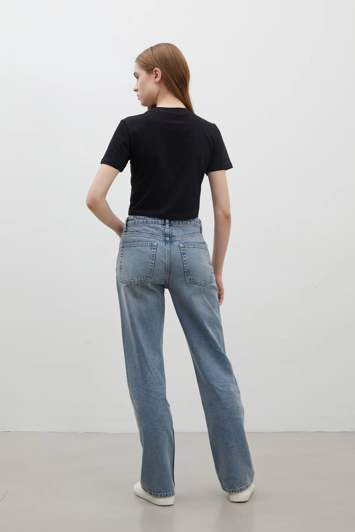 1975 Mid-Rise Denim Trousers Blue - Image 6
