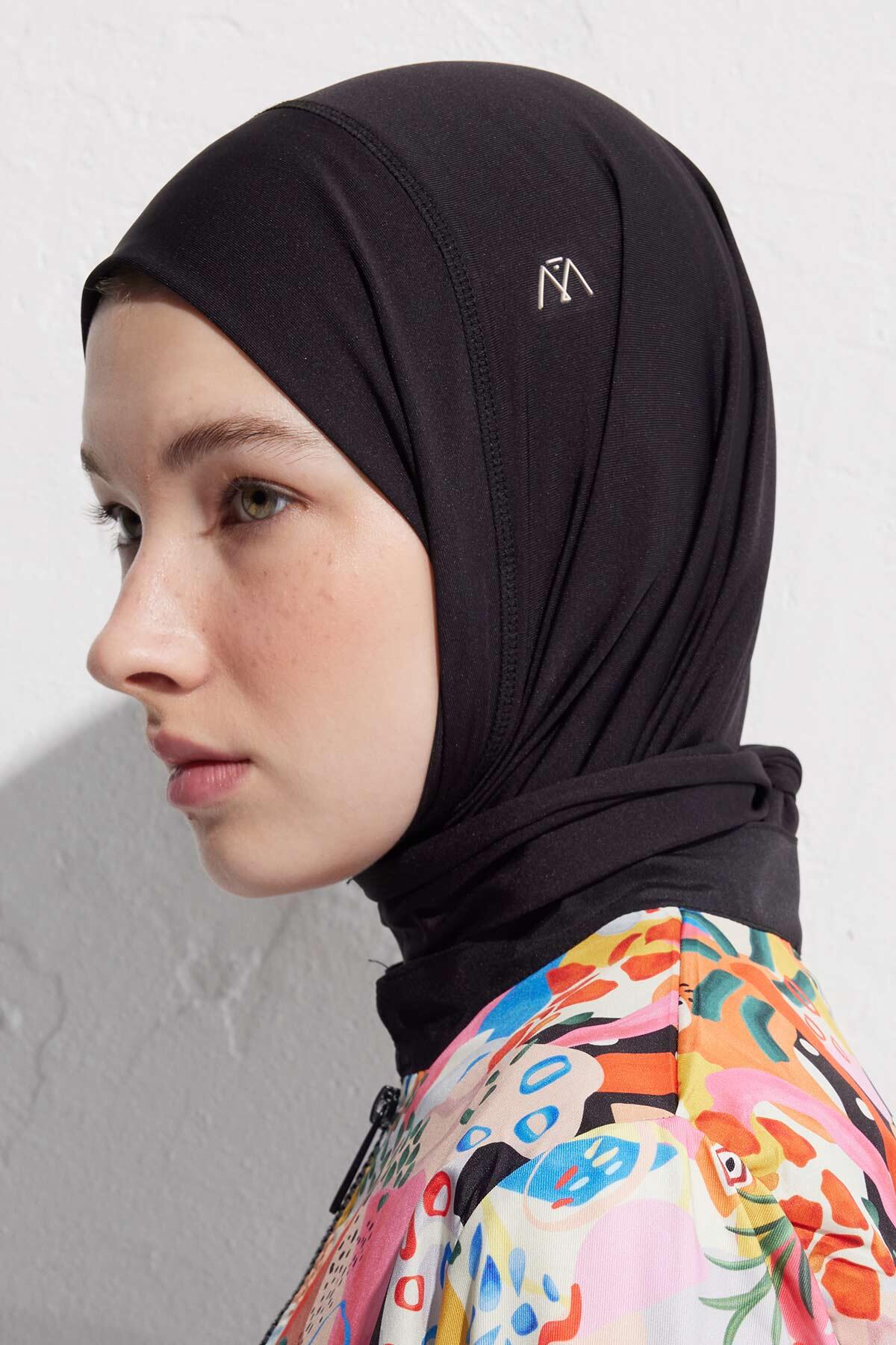 Adjustable Swimming Cap Black - Image 10