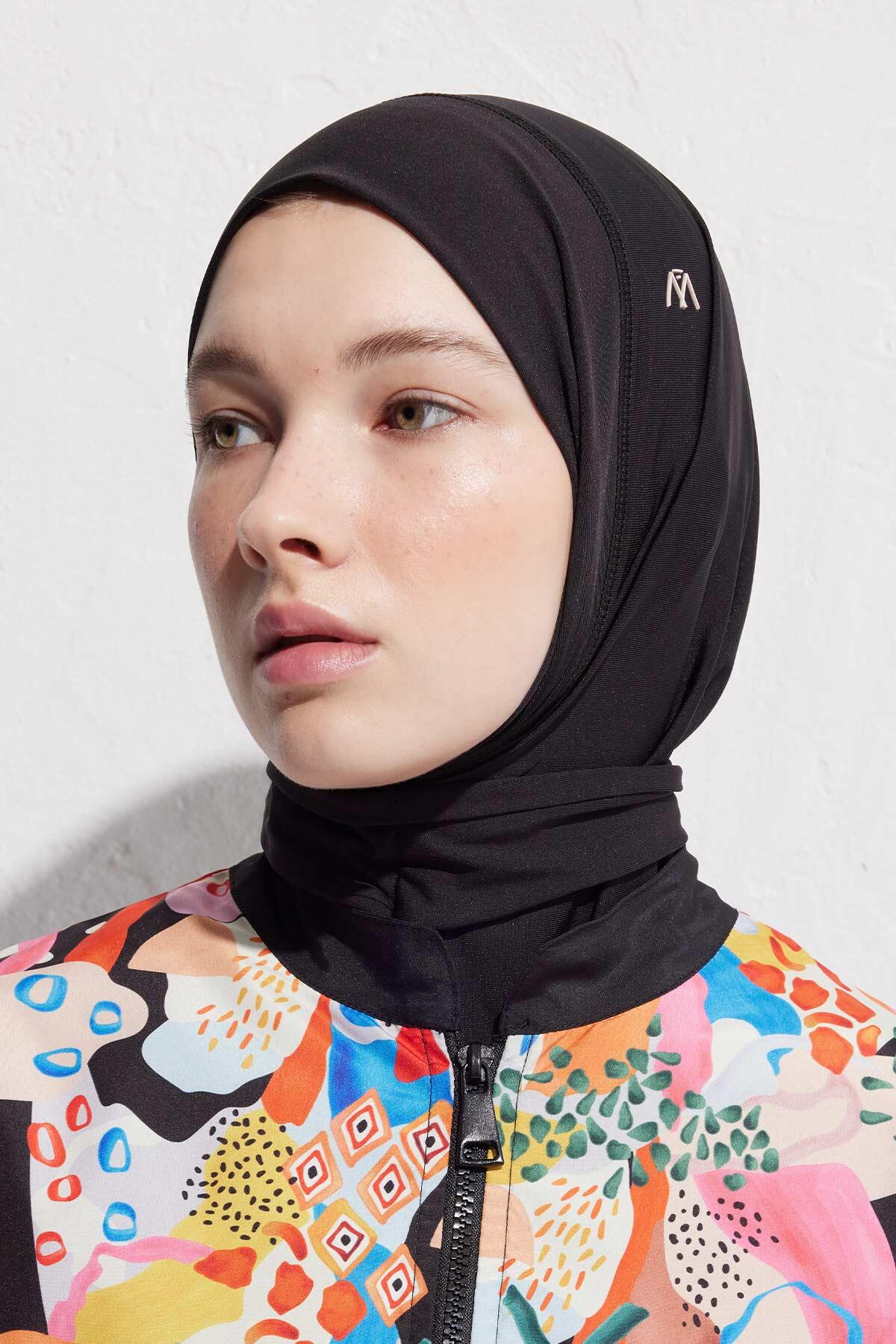 Adjustable Swimming Cap Black - Image 8