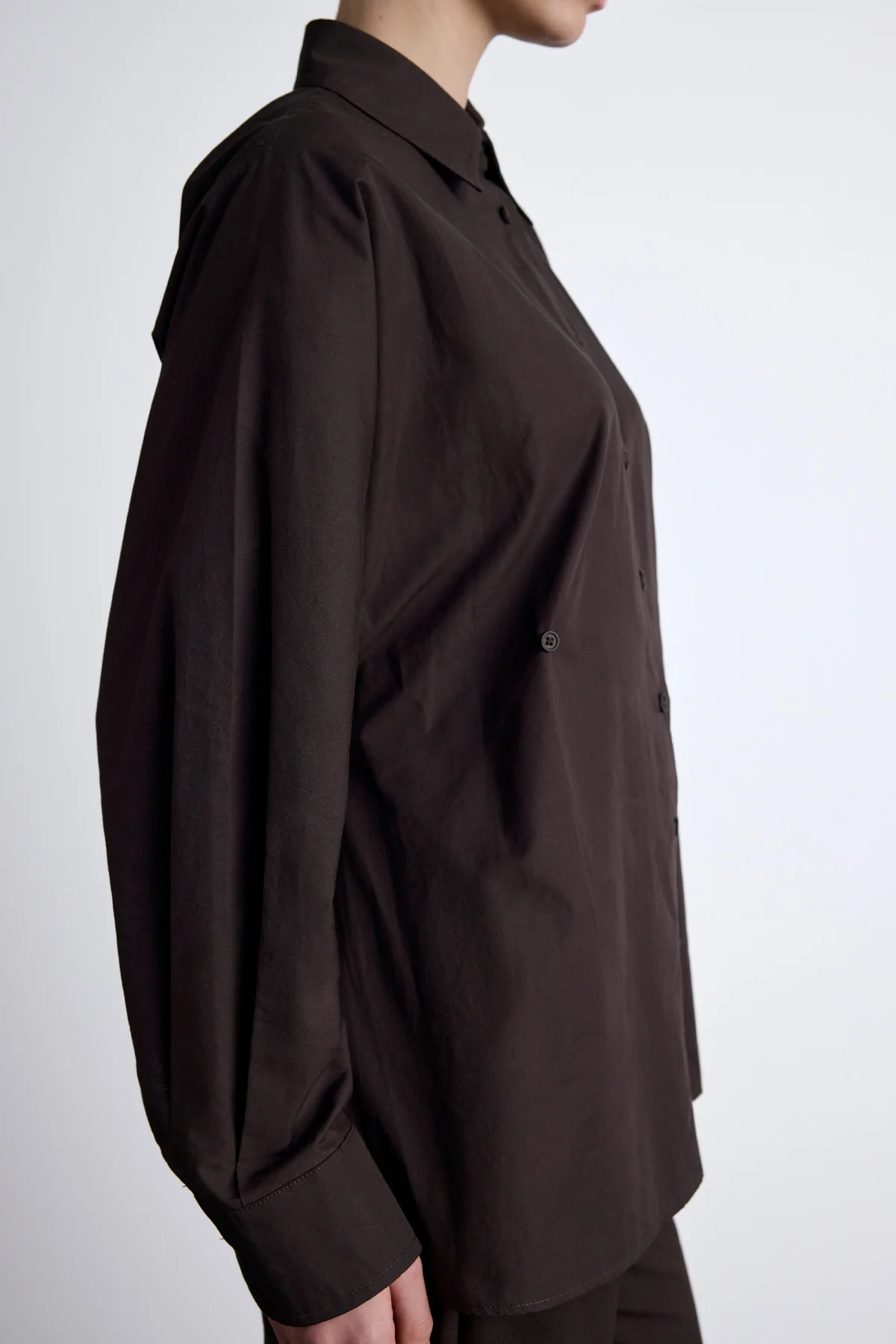 Adjustable Waist Shirt Brown - Image 5