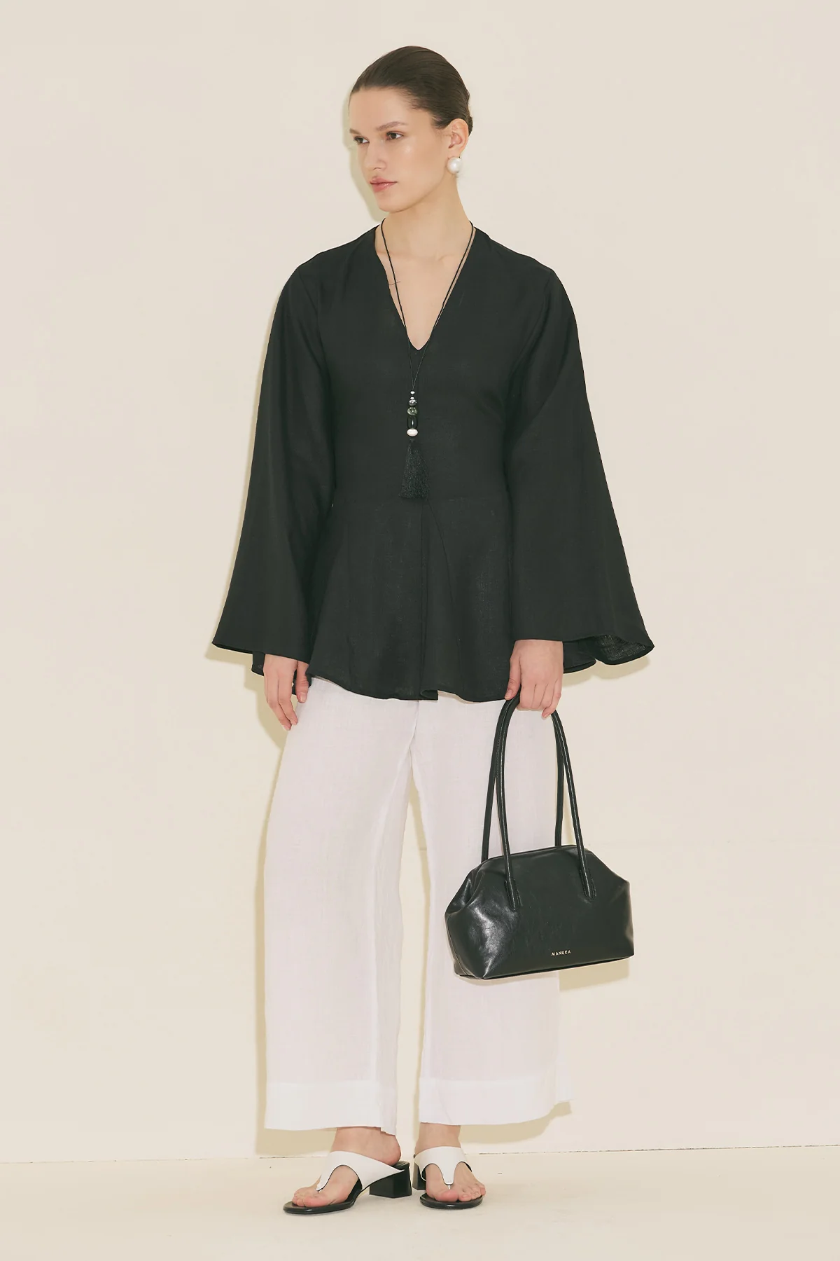 Agnes Medium Bag Black - Image 5
