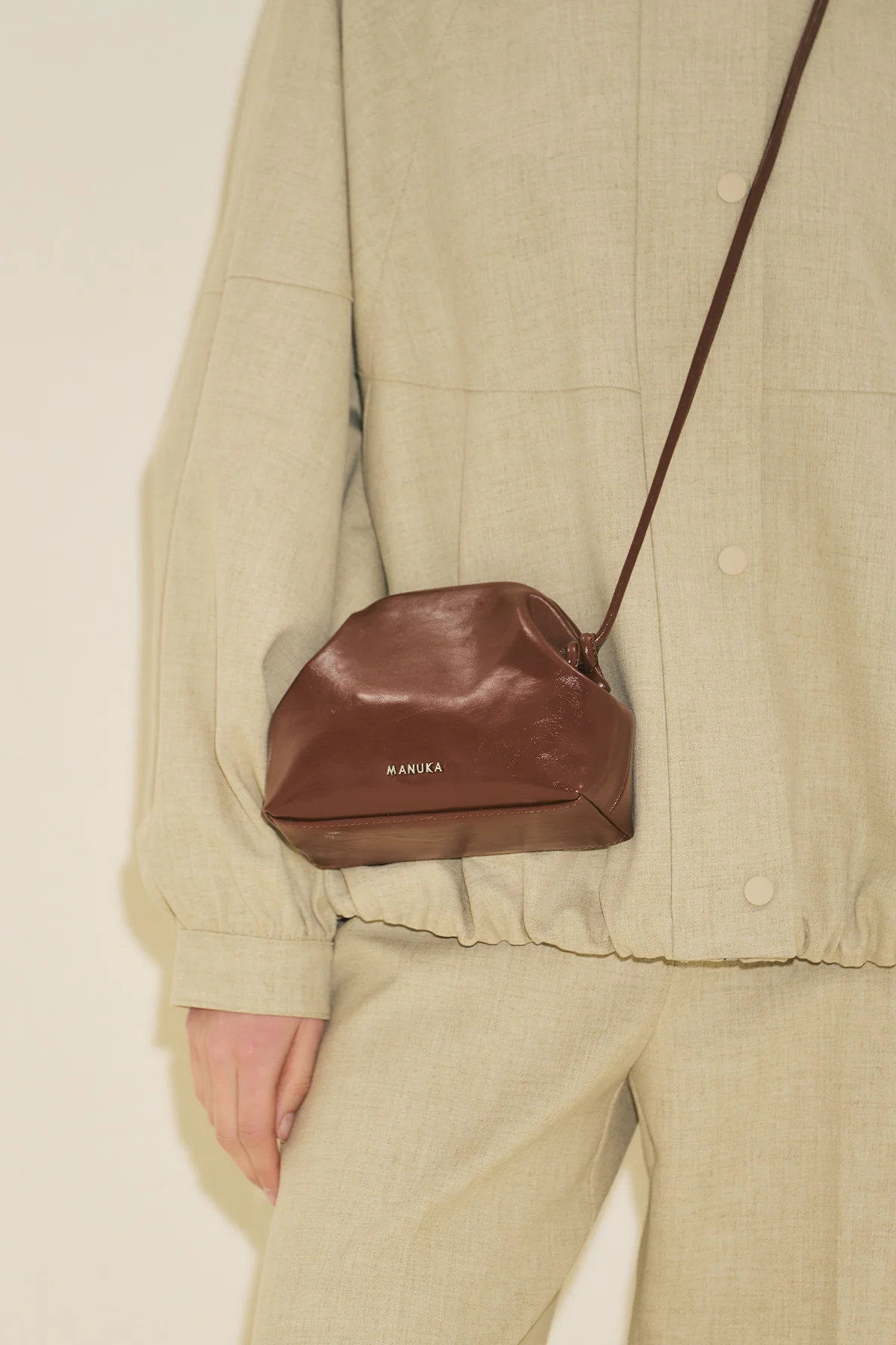 Agnes Mini Bag Brown - Image 3