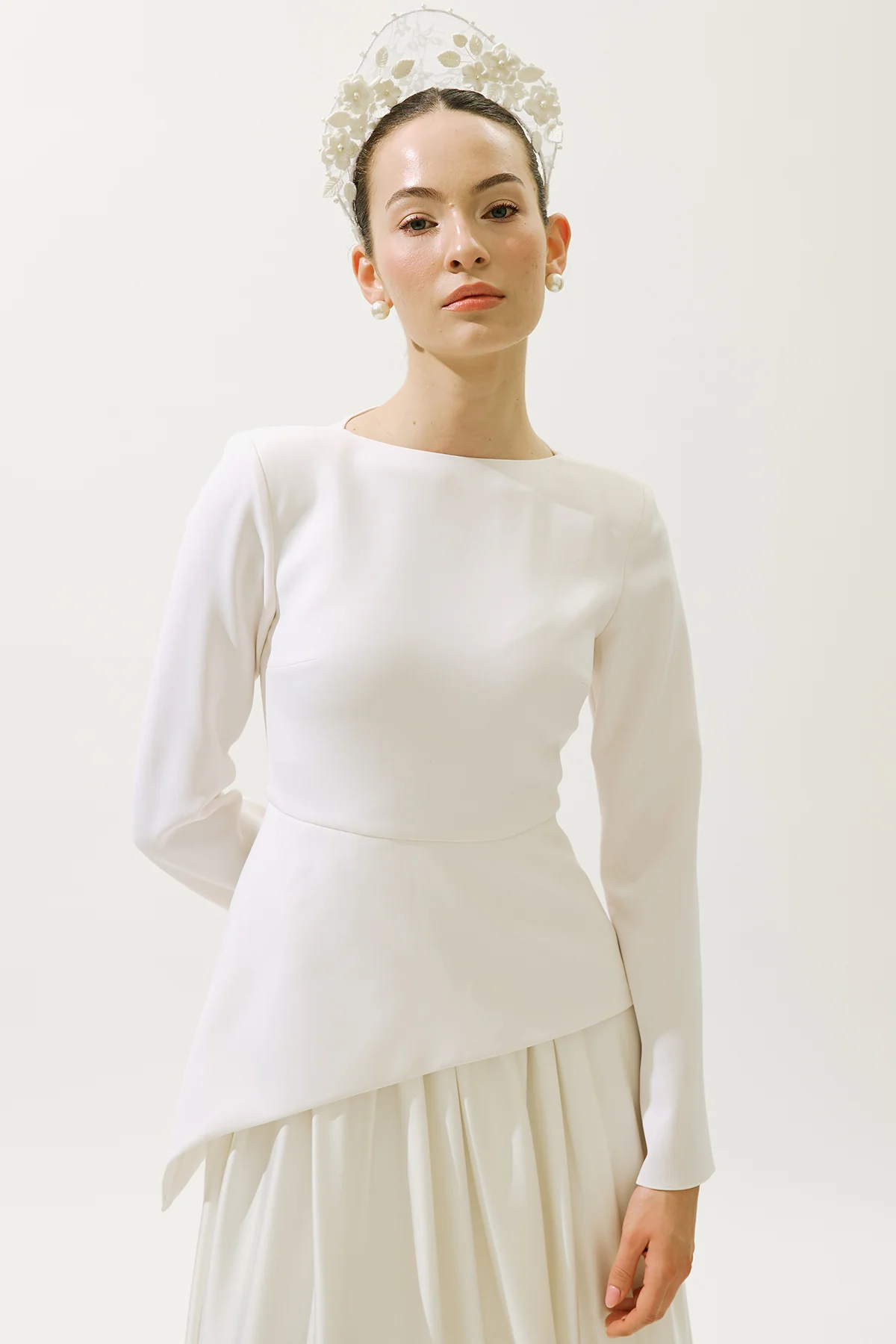 Annita Evening Dress Ecru - Image 4