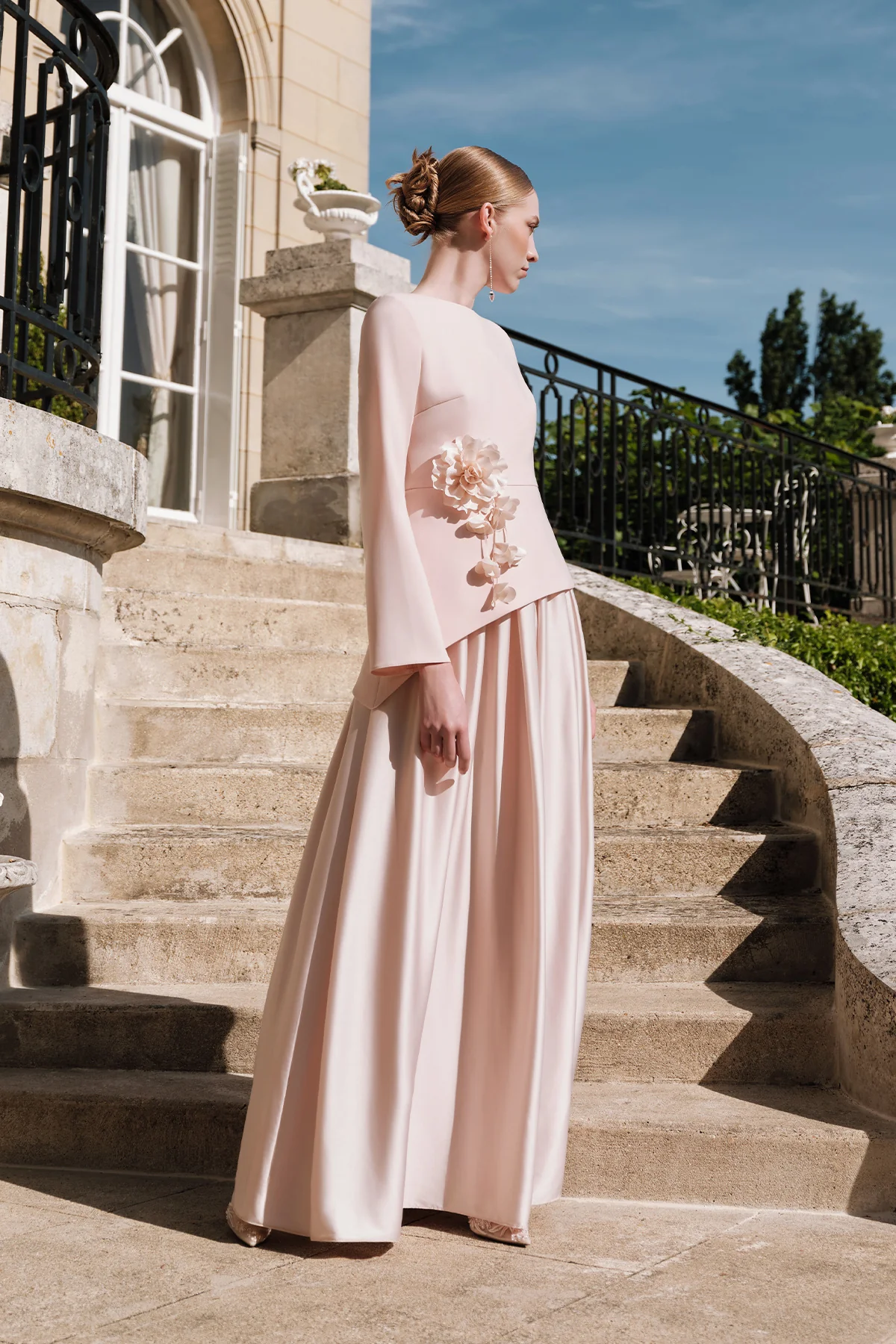 Annita Evening Dress Powder