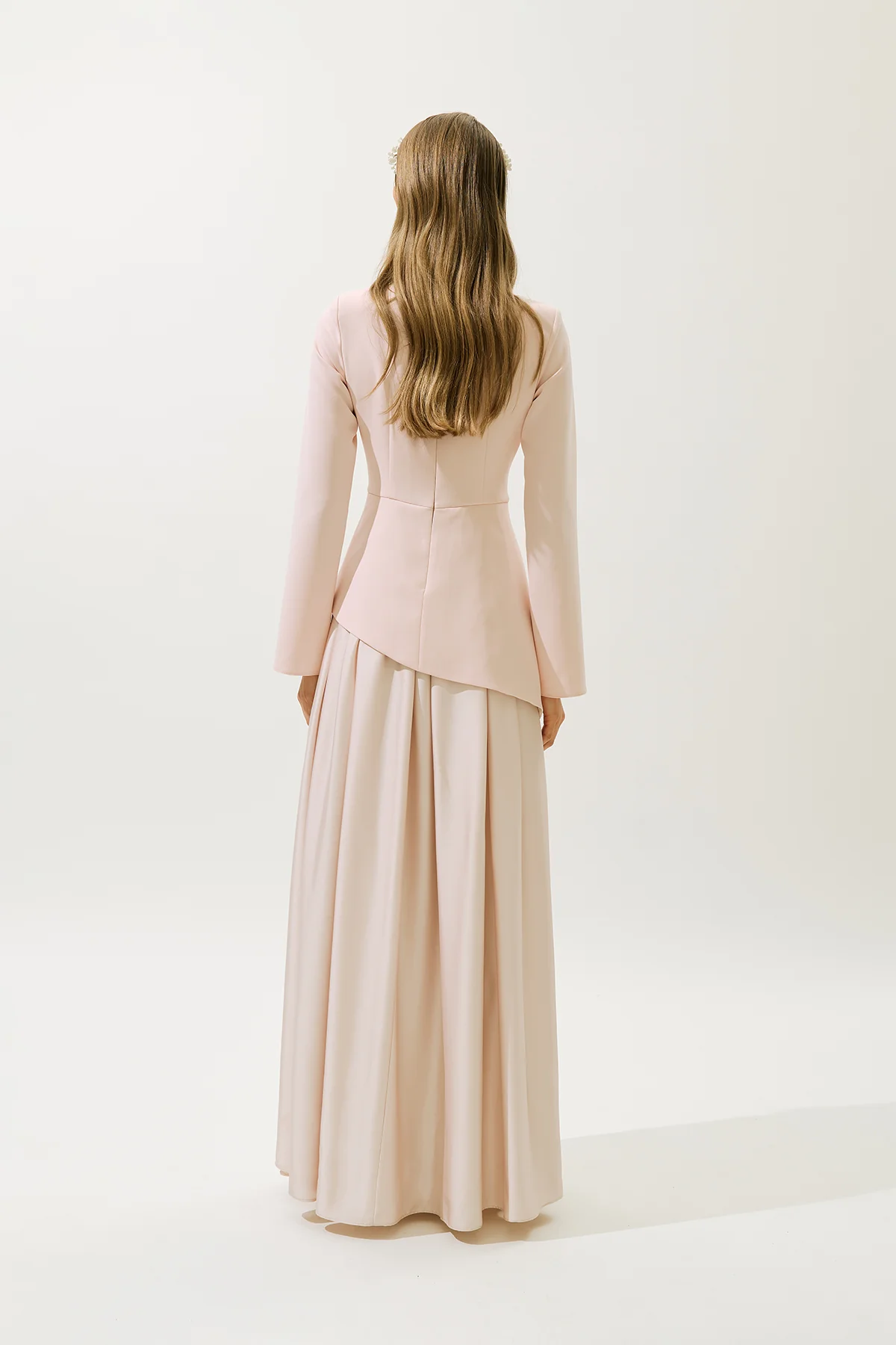 Annita Evening Dress Powder - Image 8