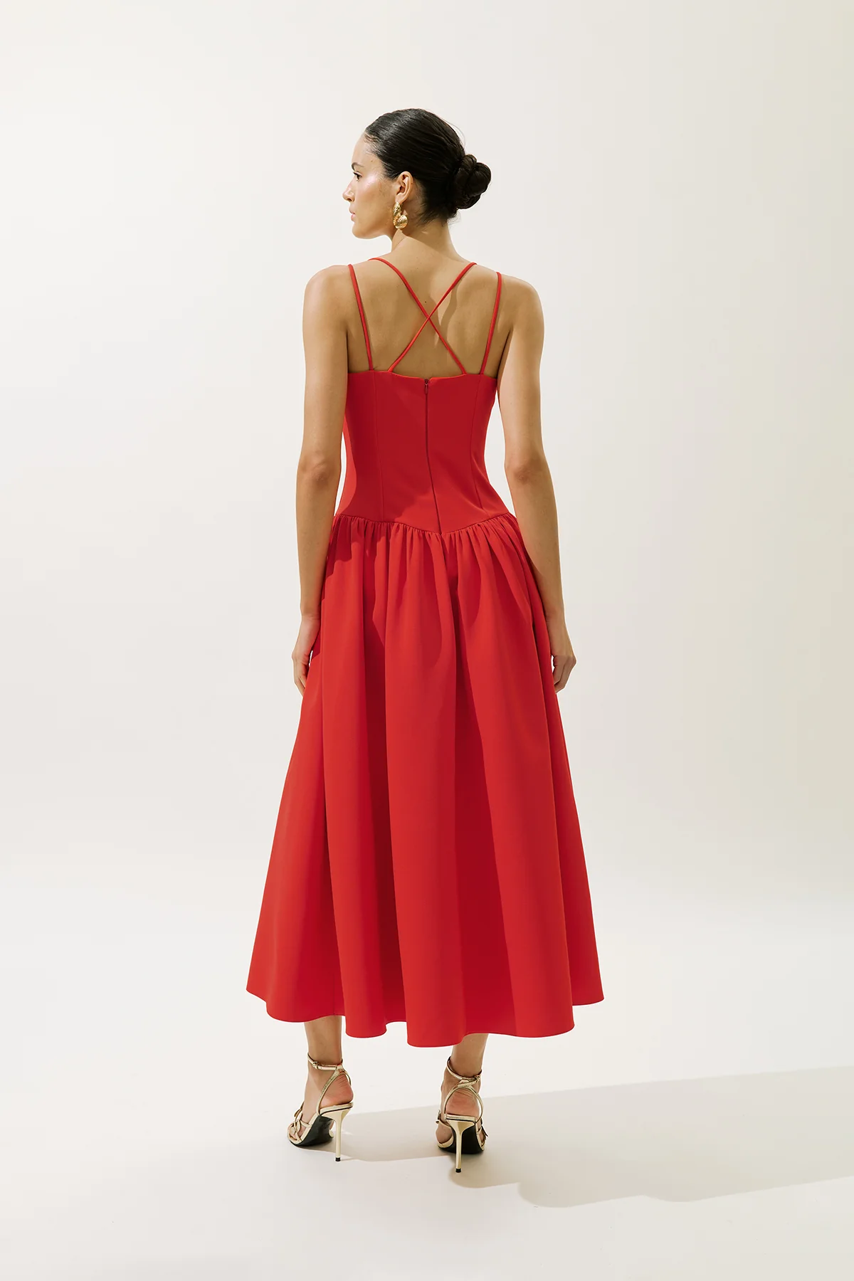 April Evening Dress Red - Image 8