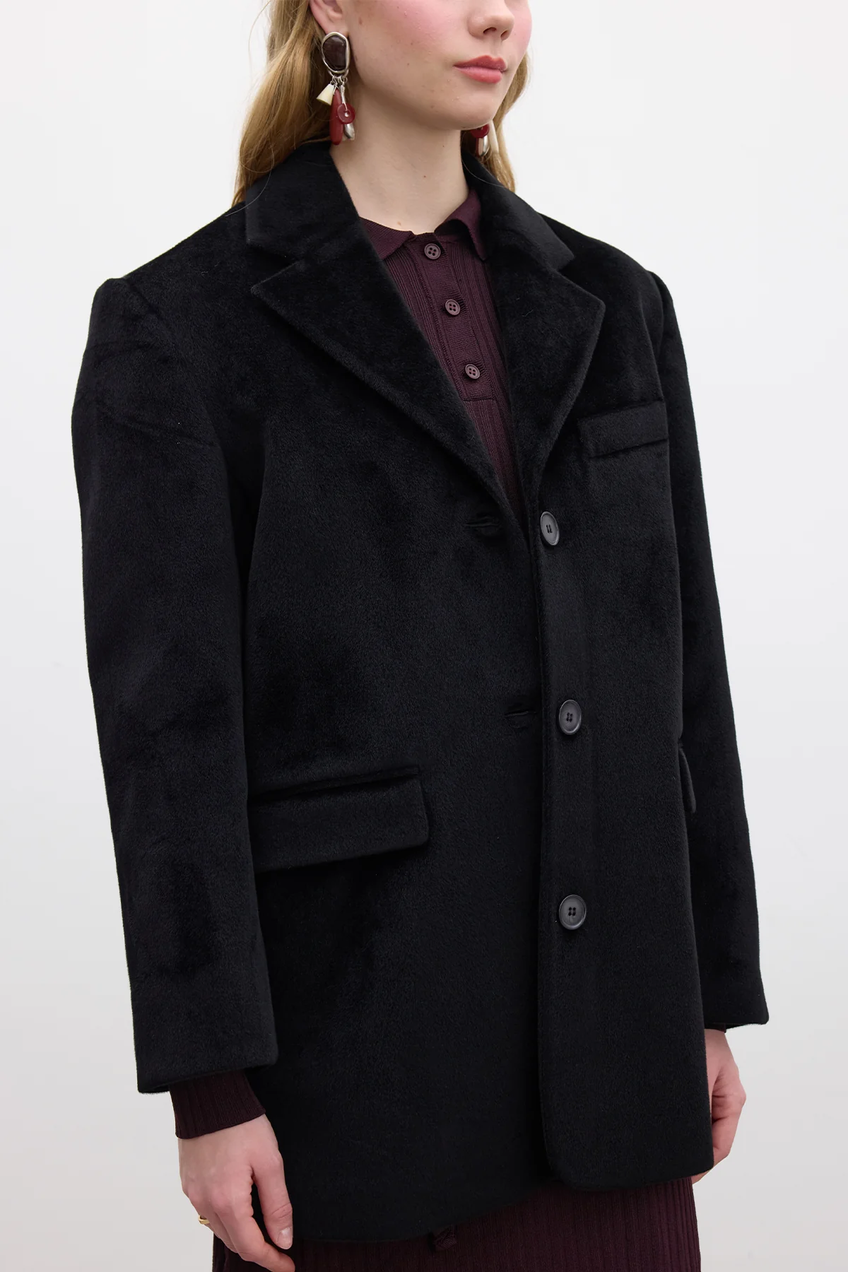 Belted Cachet Jacket Black - Image 3