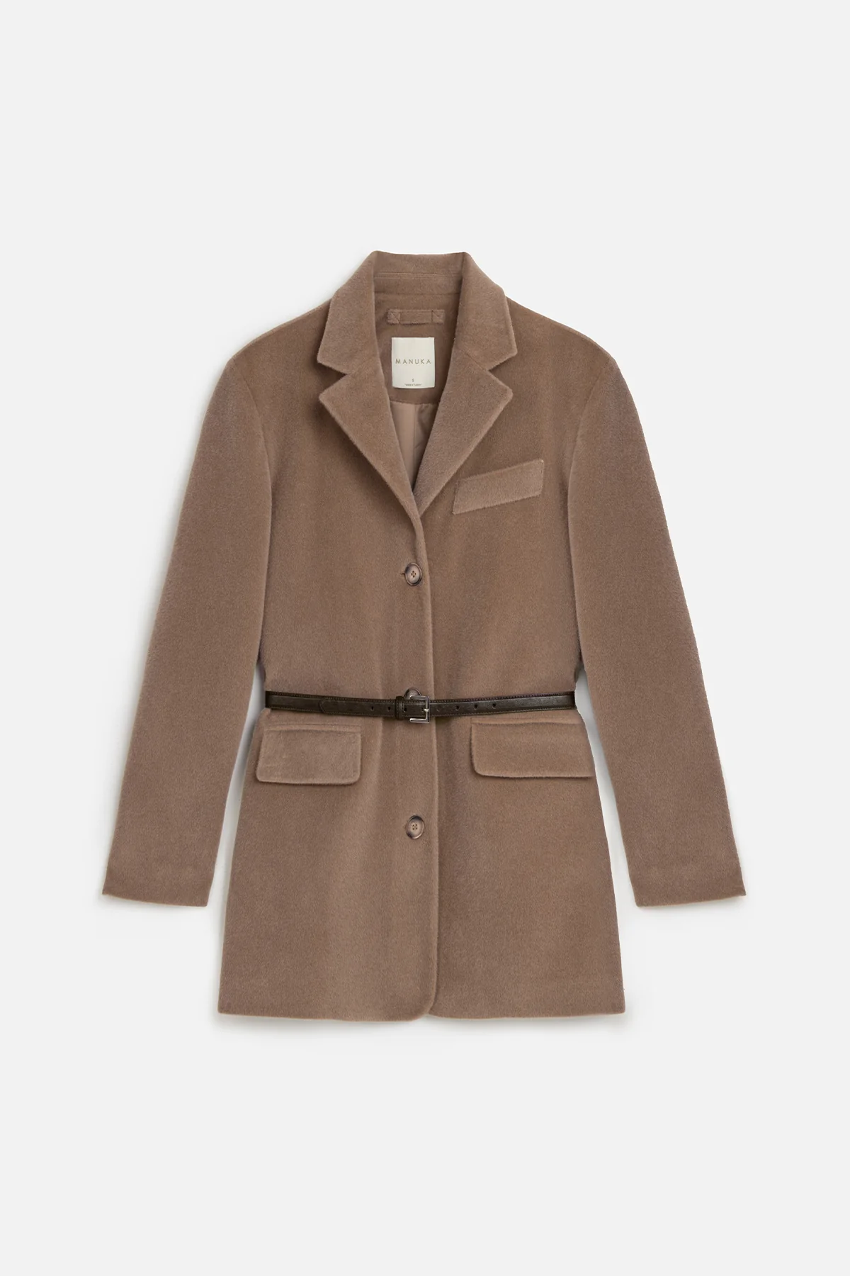 Belted Cachet Jacket Camel - Image 3