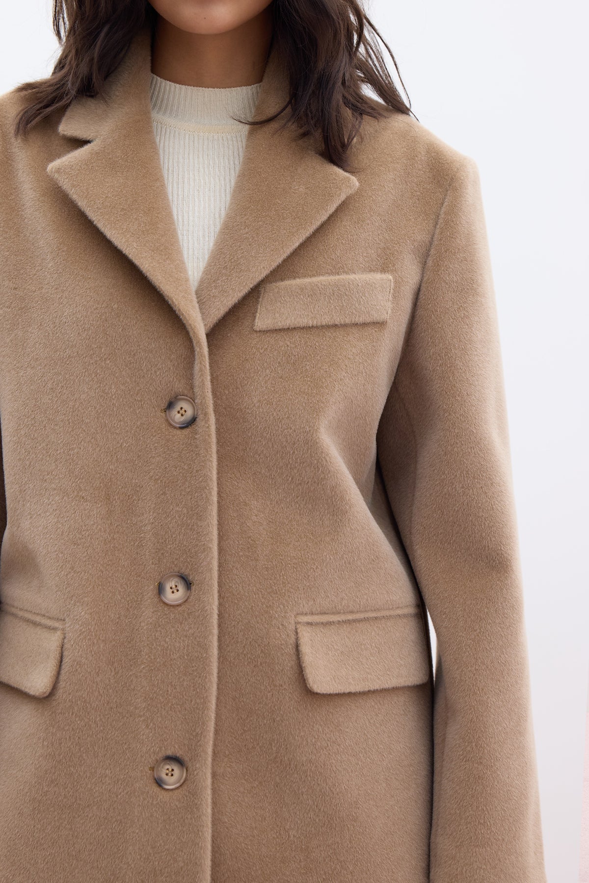 Belted Cachet Jacket Camel - Image 6