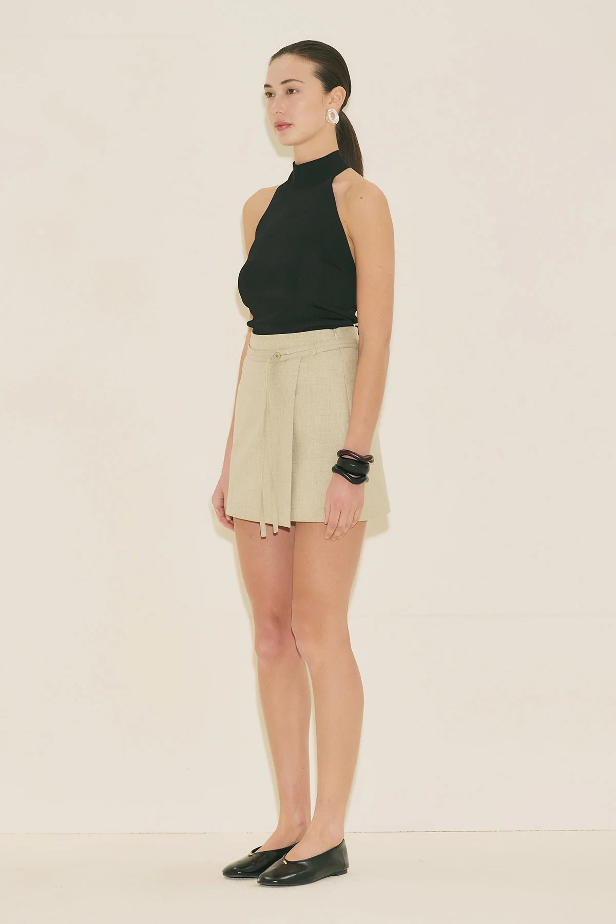 Belted Skort Green - Image 7