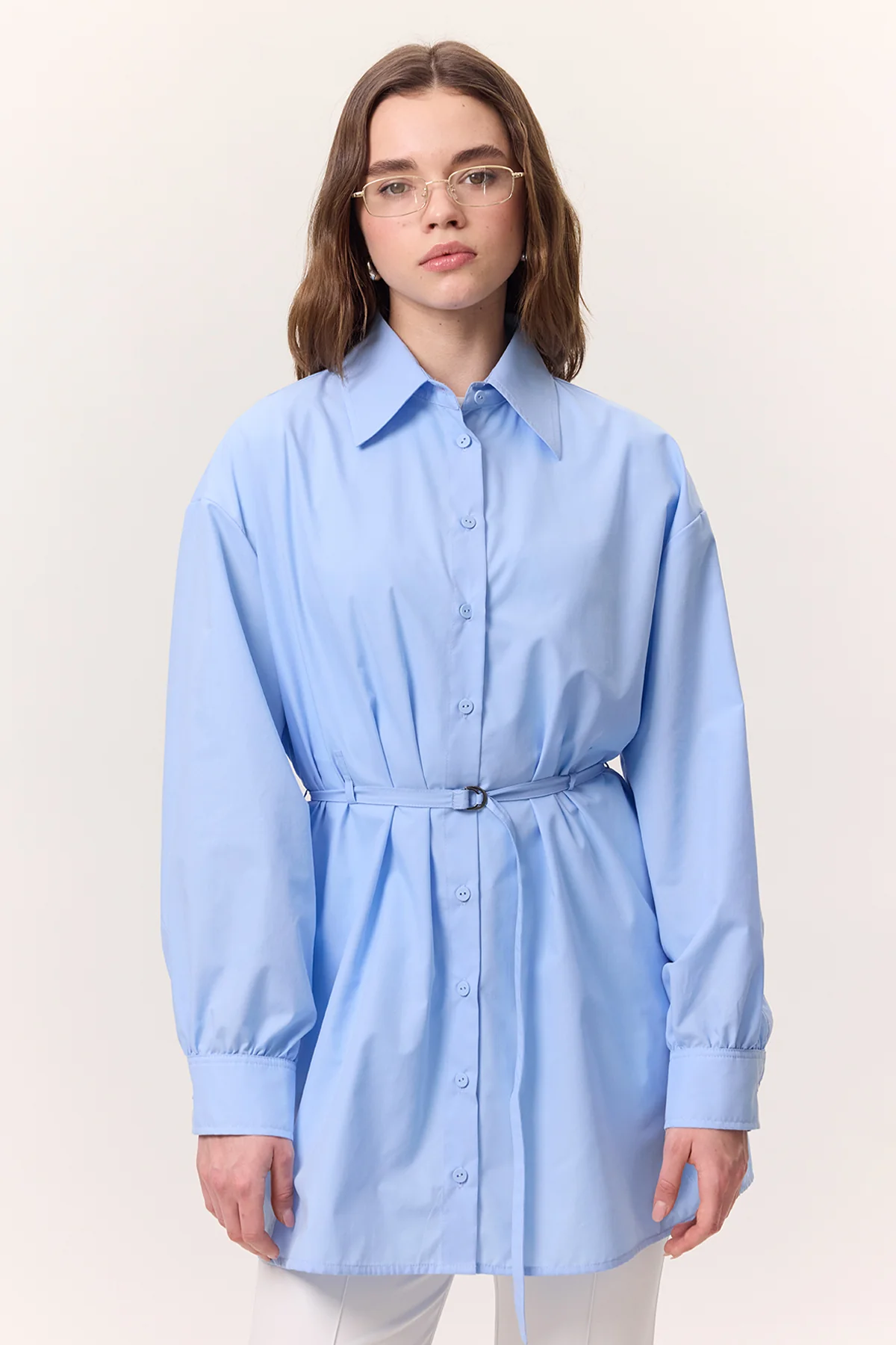 Belted Tunic Blue - Image 2