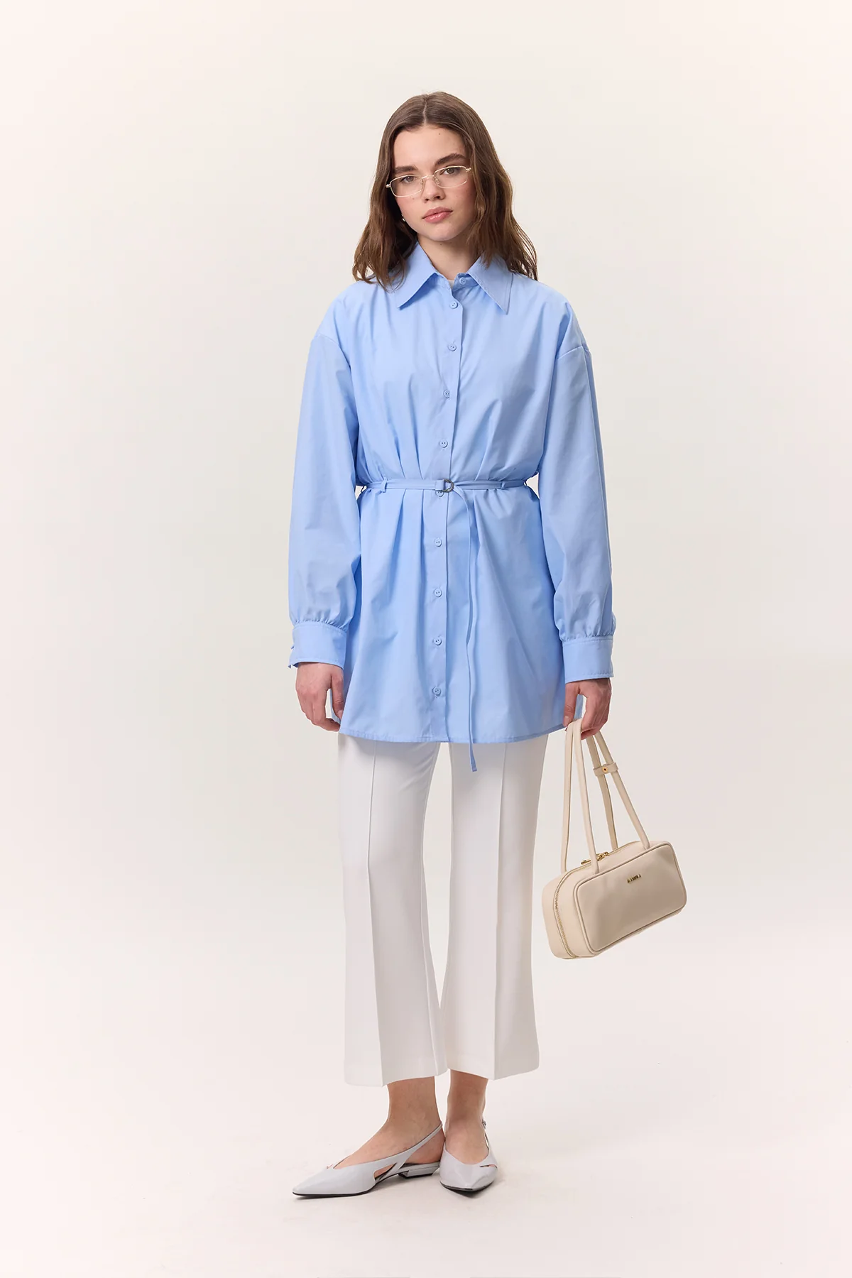 Belted Tunic Blue - Image 3