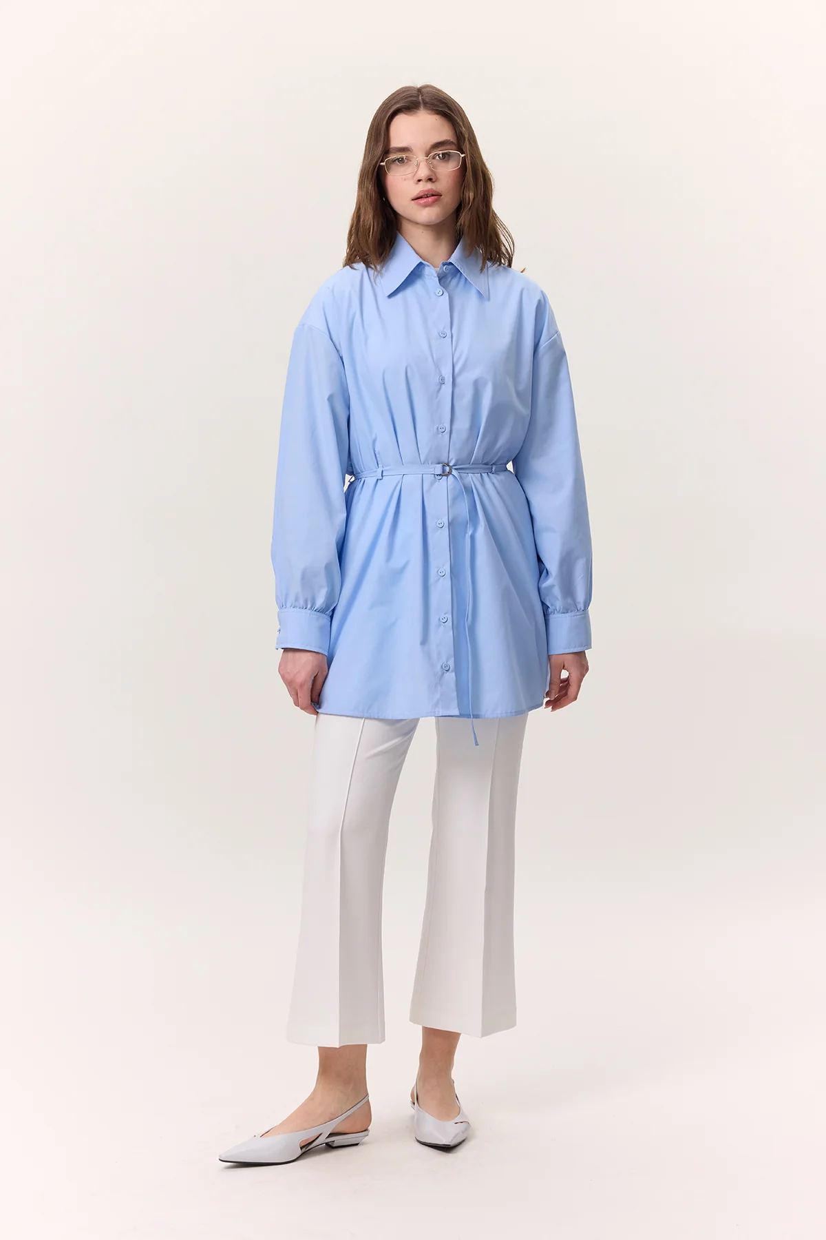Belted Tunic Blue - Image 4