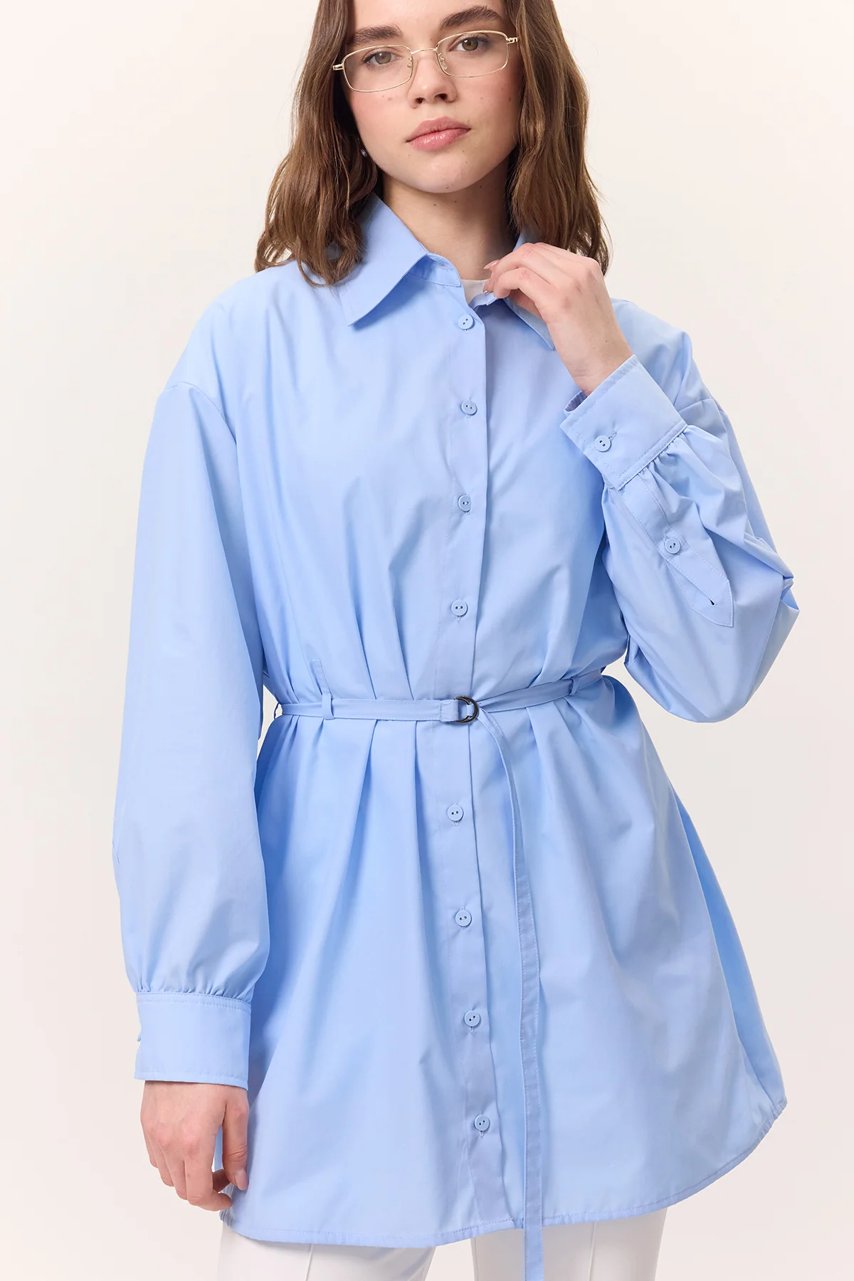 Belted Tunic Blue - Image 7