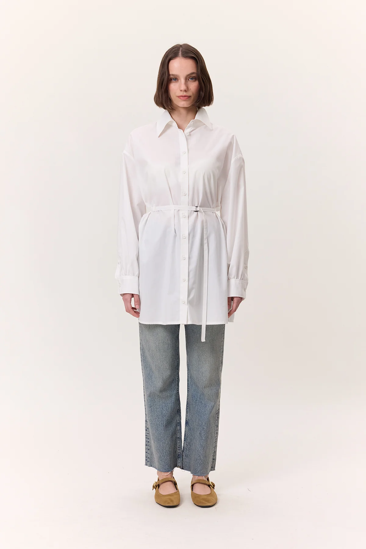 Belted Tunic Ecru - Image 4