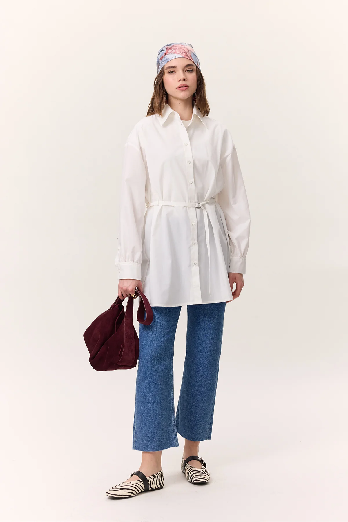 Belted Tunic Ecru - Image 6