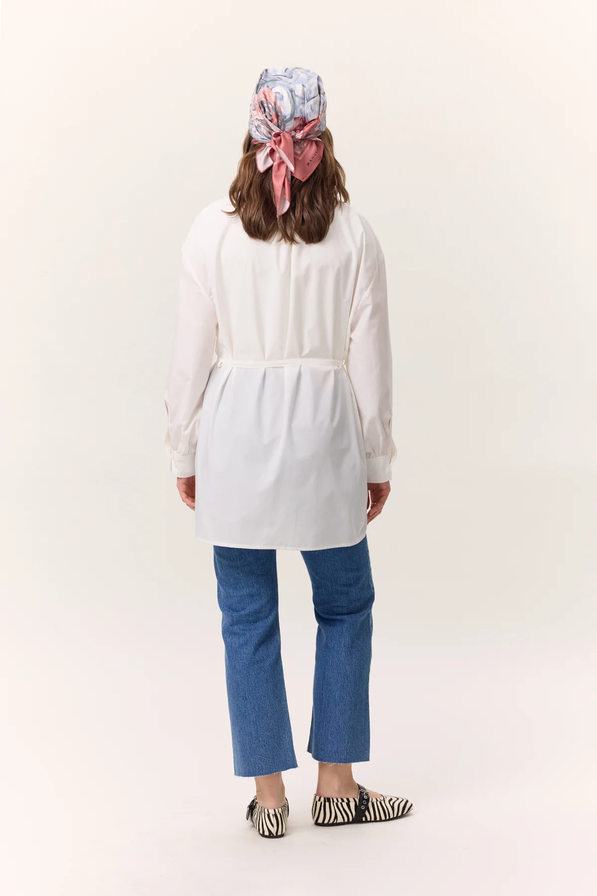 Belted Tunic Ecru - Image 8