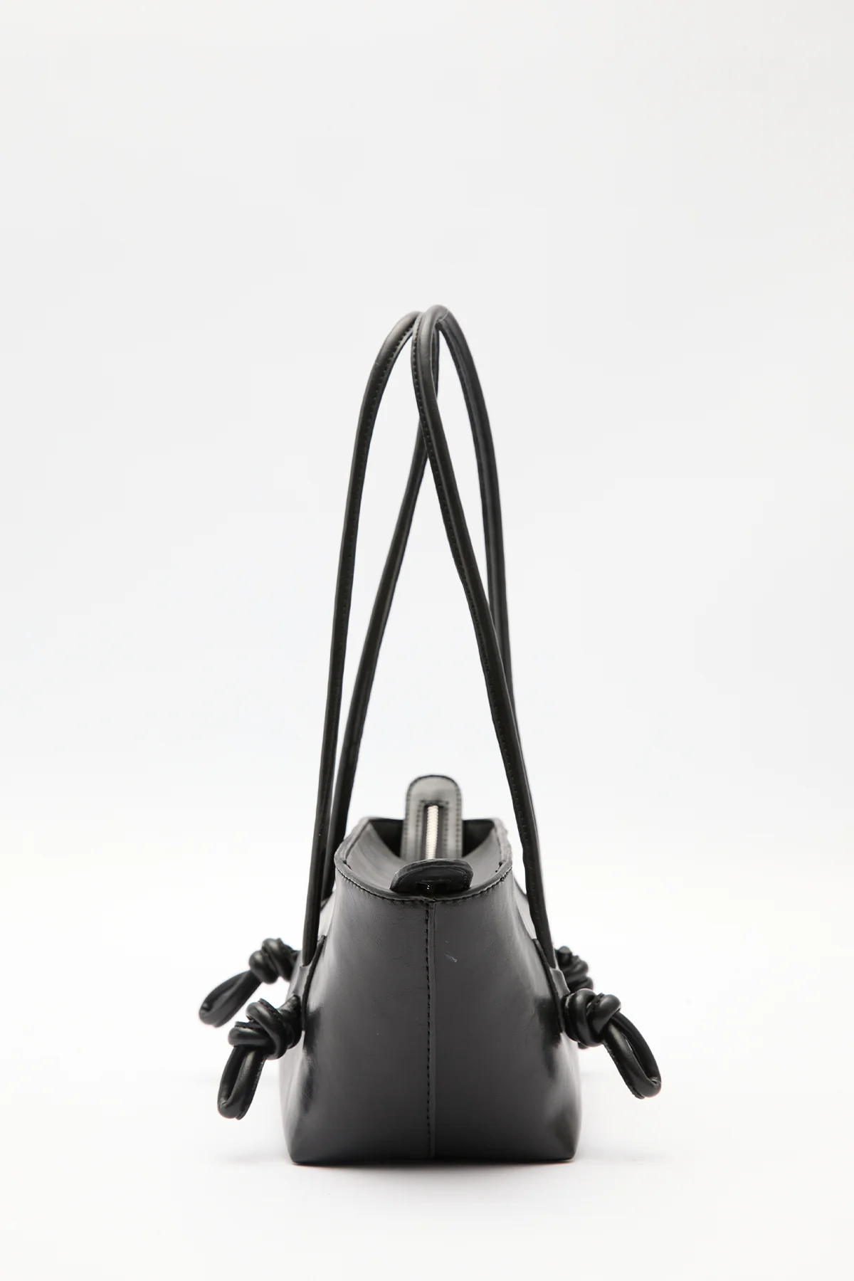 Bonnie Tie-Detail Bag Black Truffle - Image 6