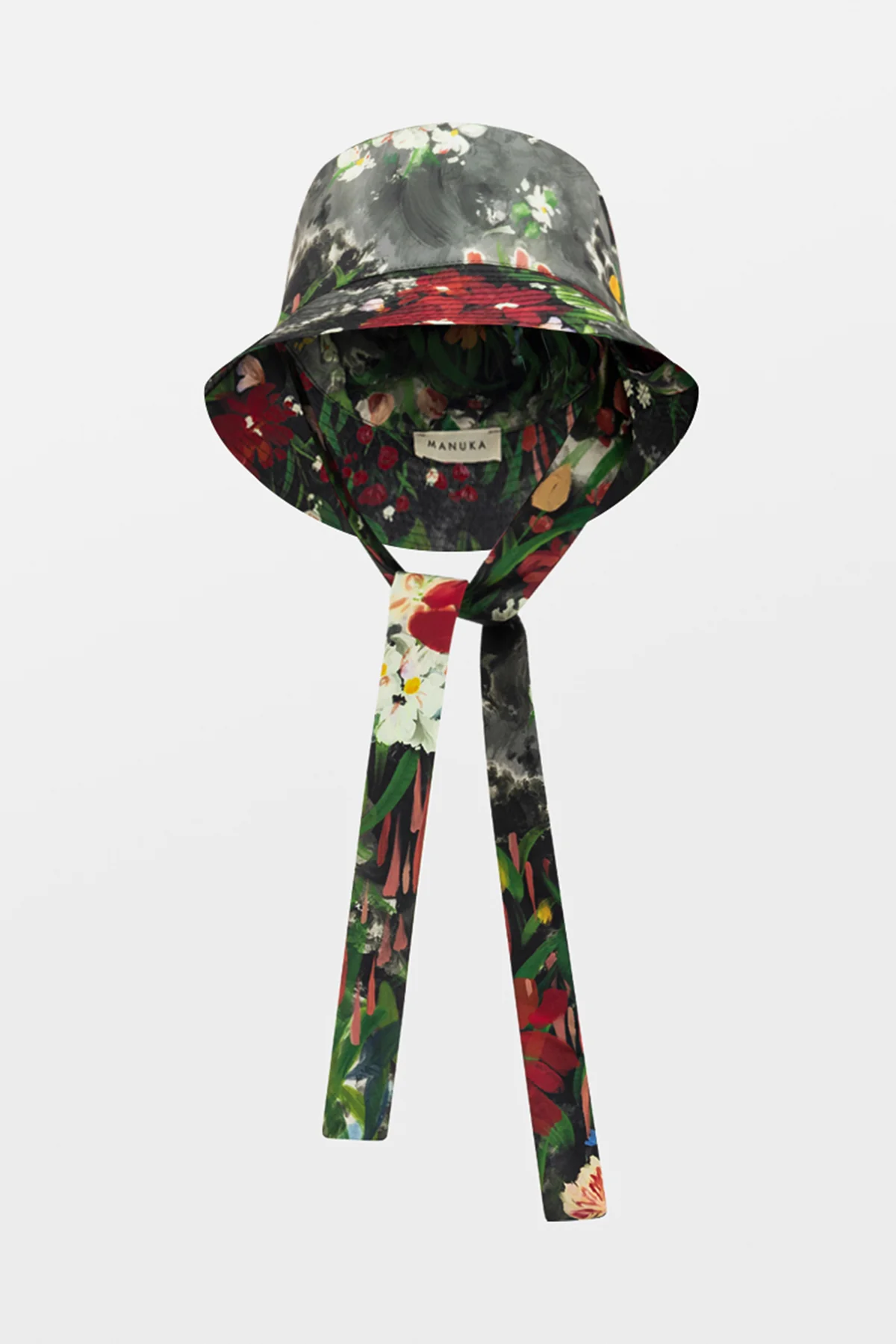 Bucket Hat With String Dark Garden - Image 2