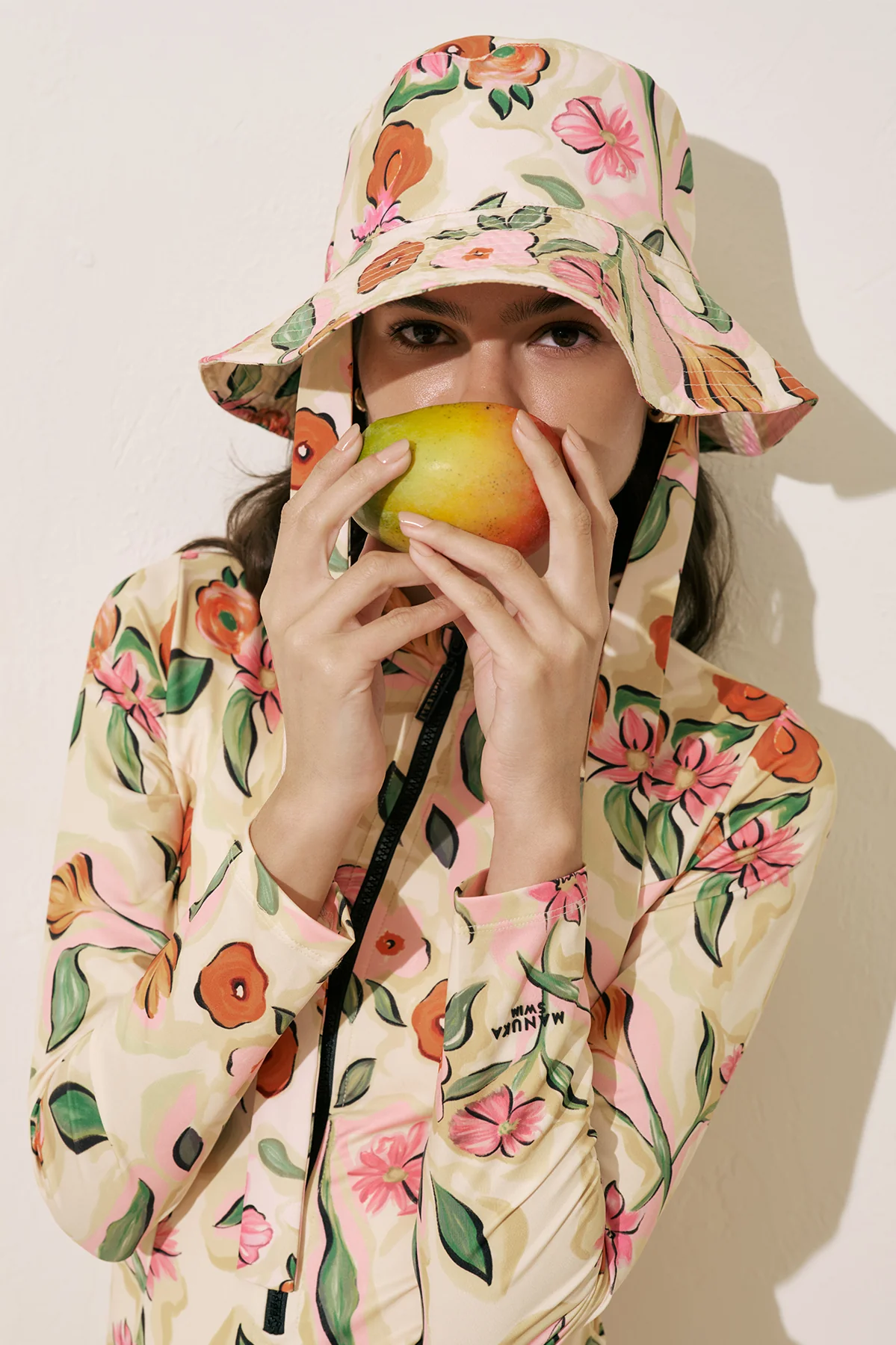 Bucket Hat With String Pure Floral - Image 7