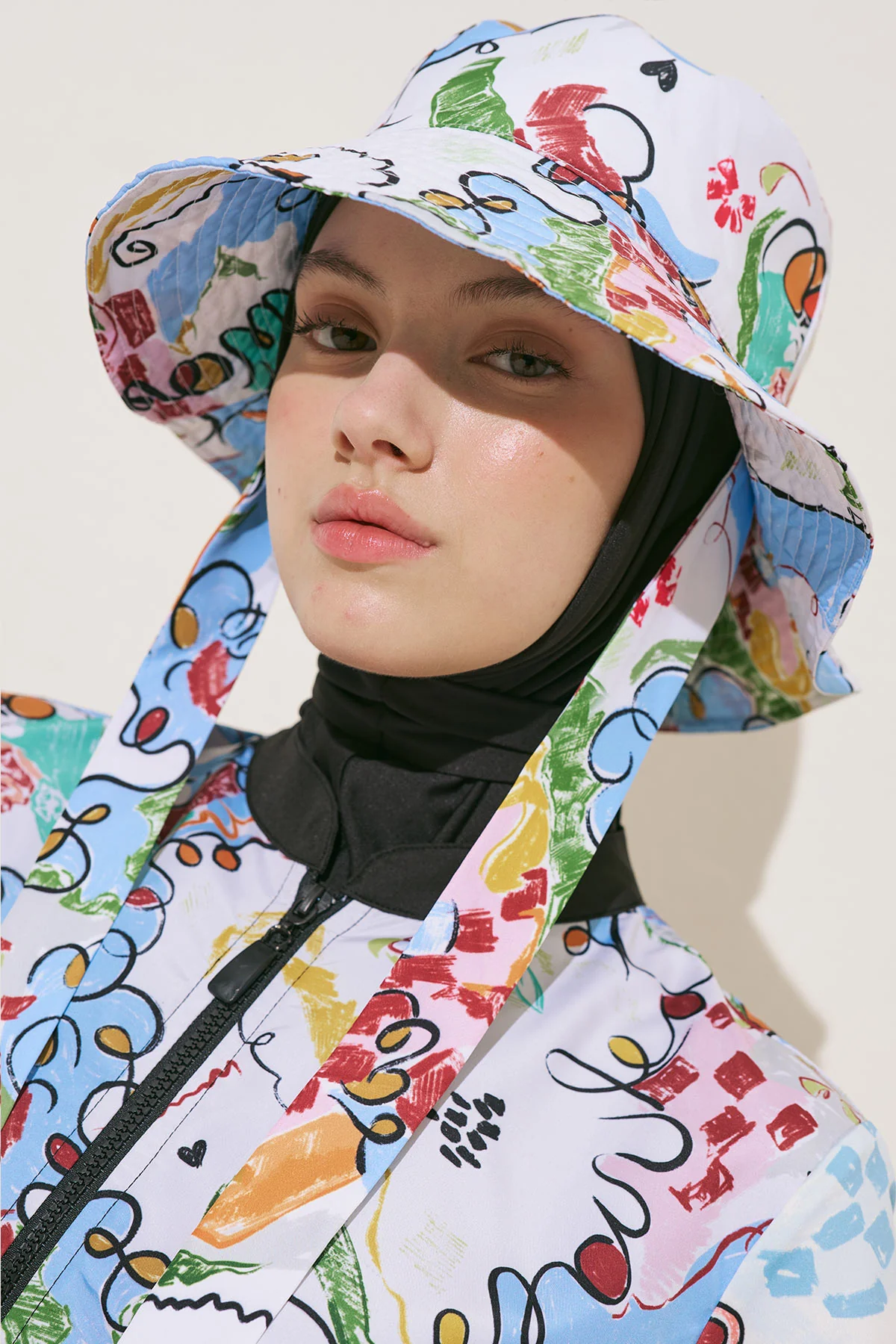 Bucket Hat With String Summer - Image 3