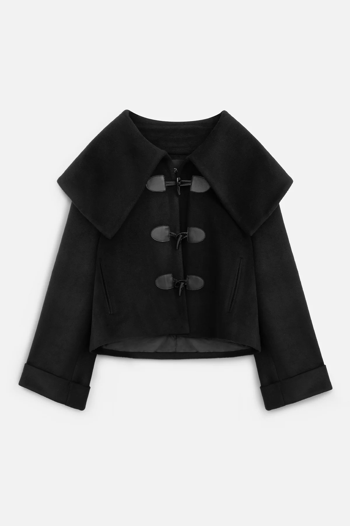 Buckle Detail Cachet Coat Black - Image 2