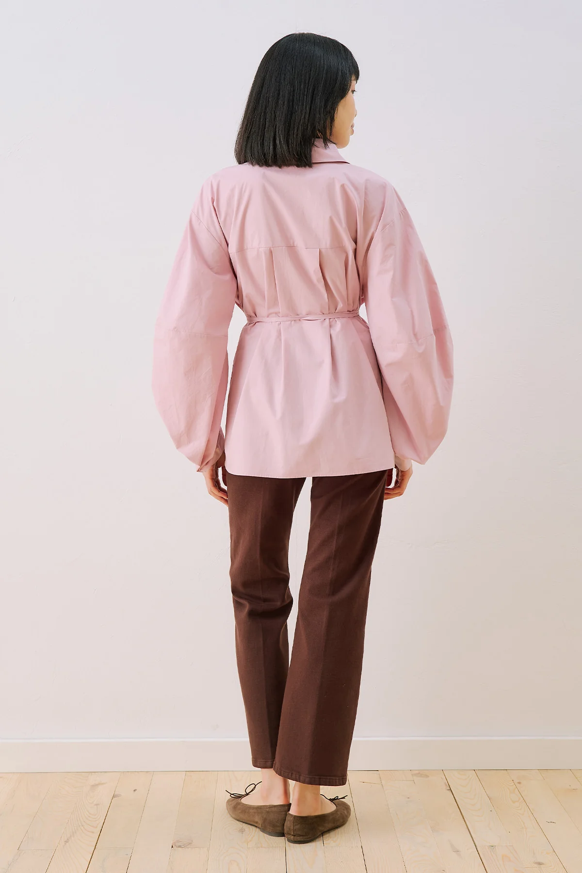 Celia Wide Sleeve Shirt Pink - Image 7