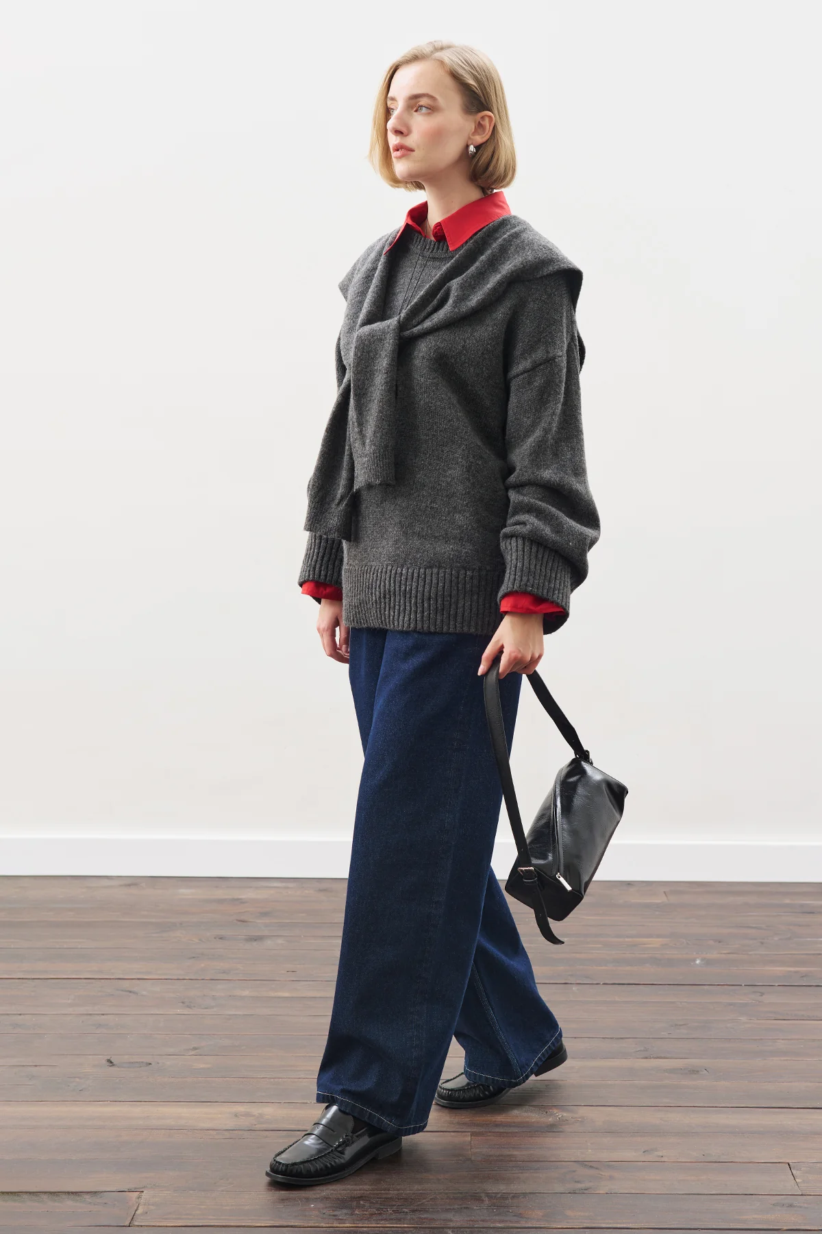 Chunky Oversized Sweater Anthracıte - Image 2