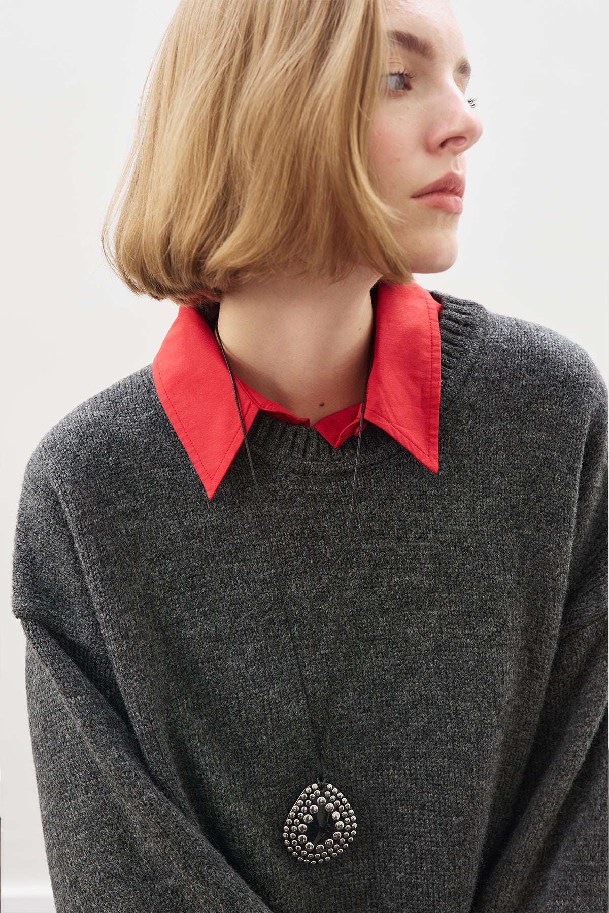 Chunky Oversized Sweater Anthracıte - Image 4