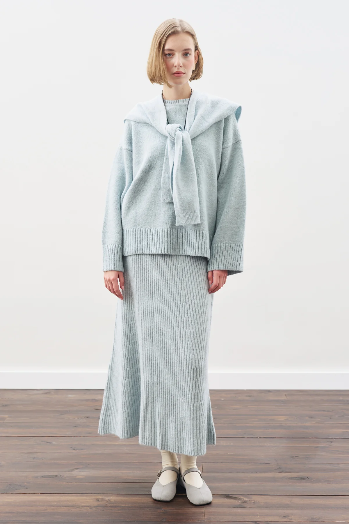 Chunky Oversized Sweater Blue