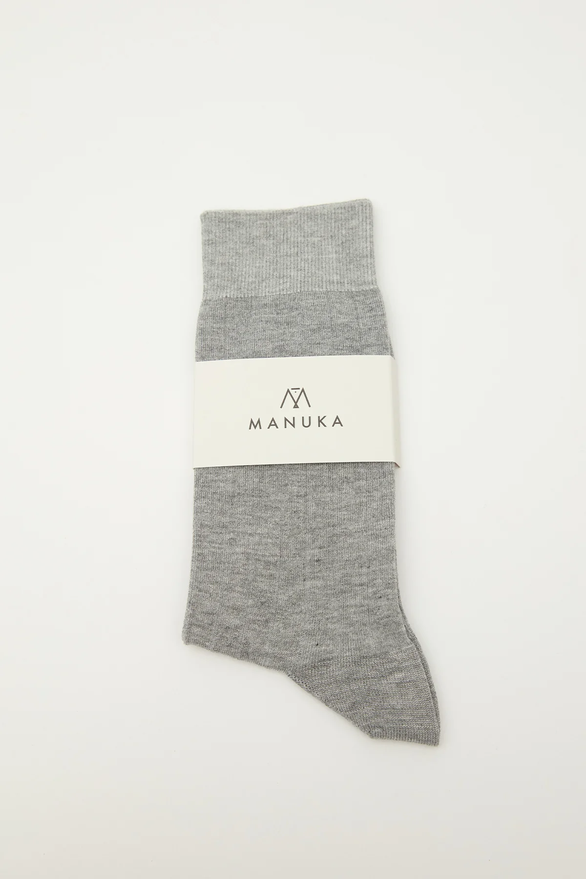 Classic Ribbed Socks Grey - Image 4