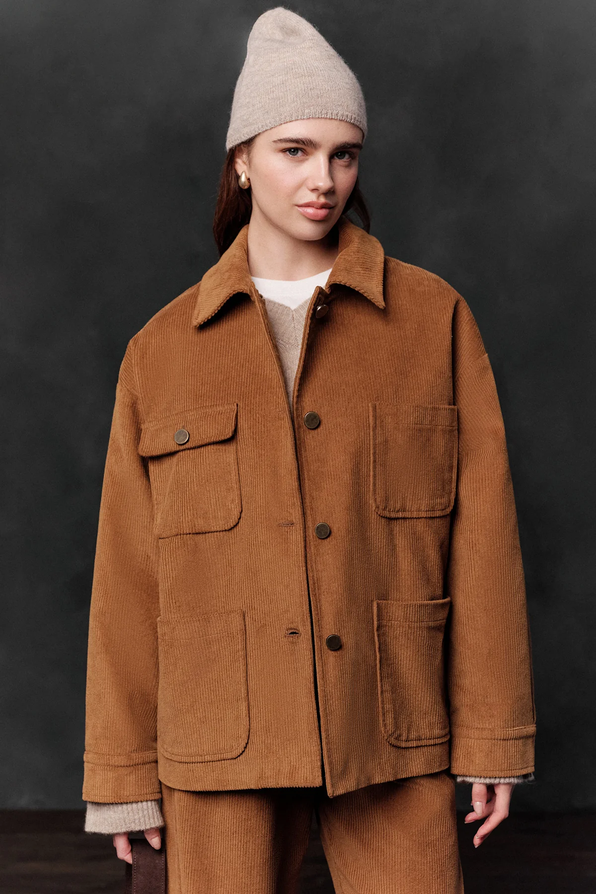 Corduroy Oversized Jacket Tile - Image 2