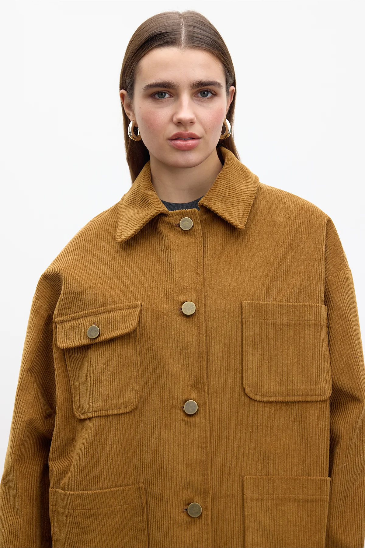 Corduroy Oversized Jacket Tile - Image 3