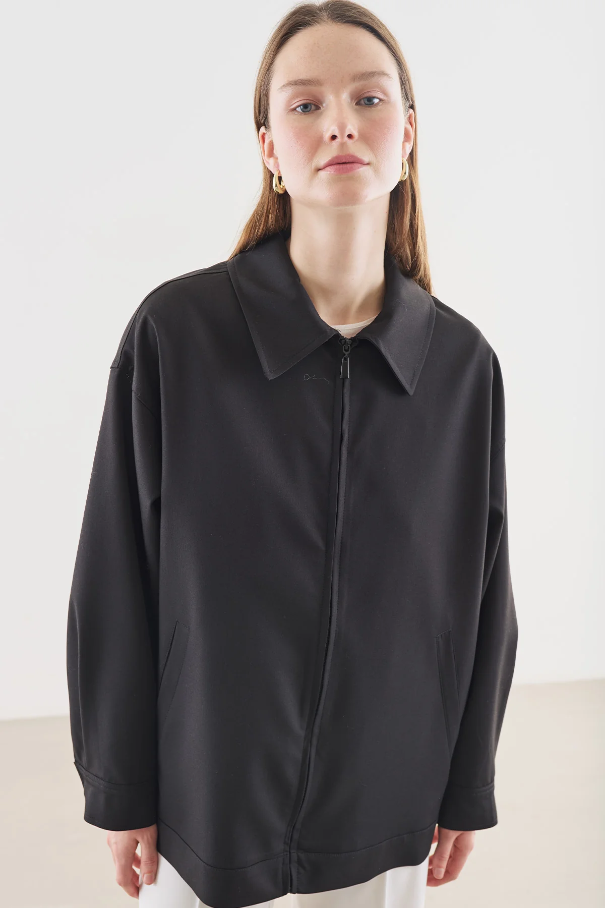 Cuff Detail Jacket Black - Image 8