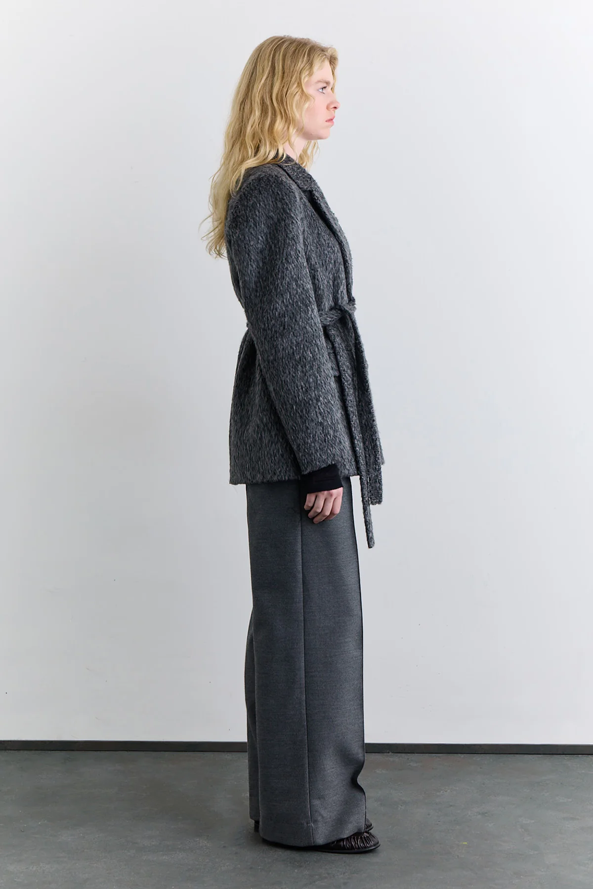 Dara Wool Blazer Anthracite - Image 11