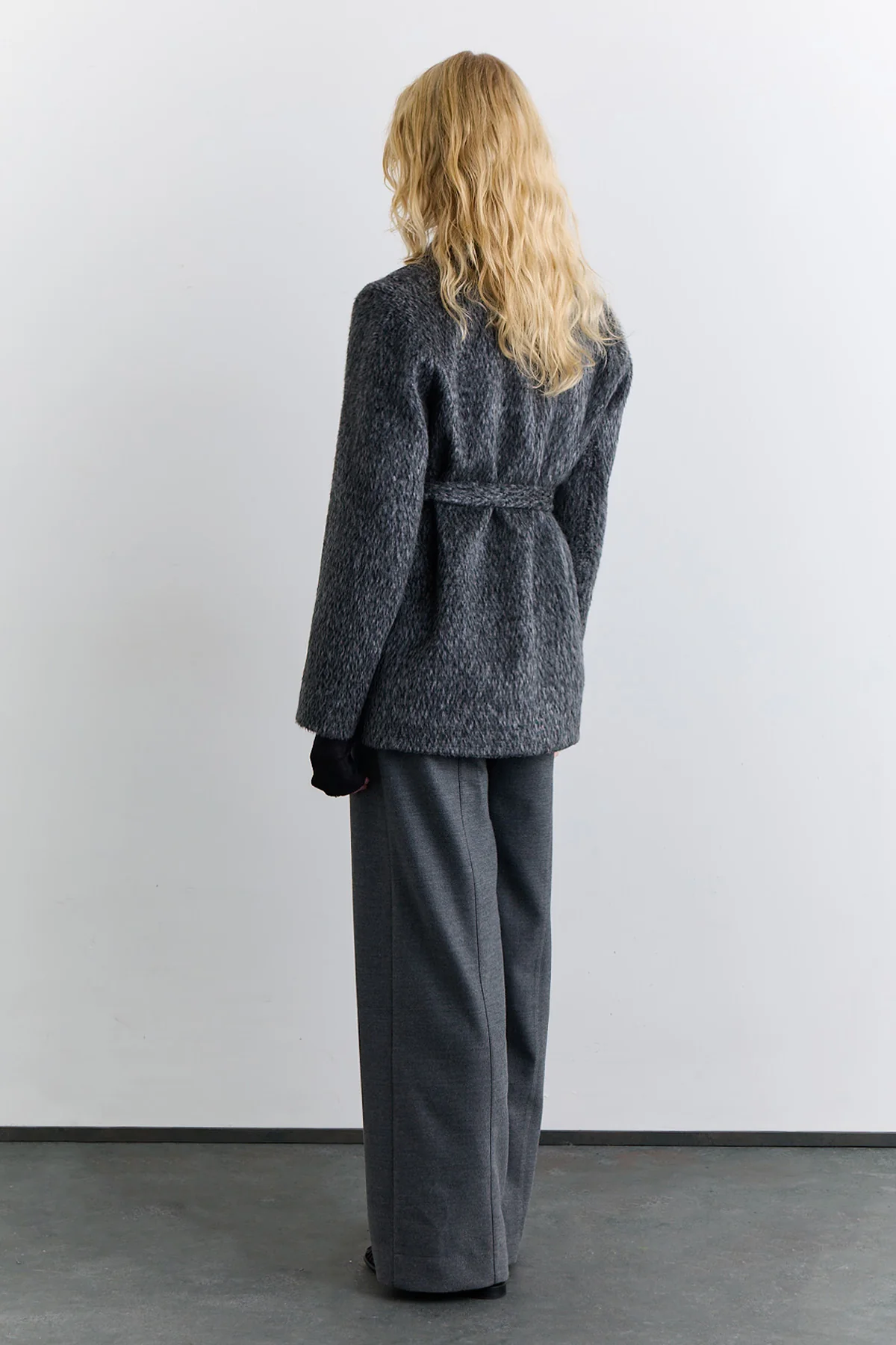 Dara Wool Blazer Anthracite - Image 7