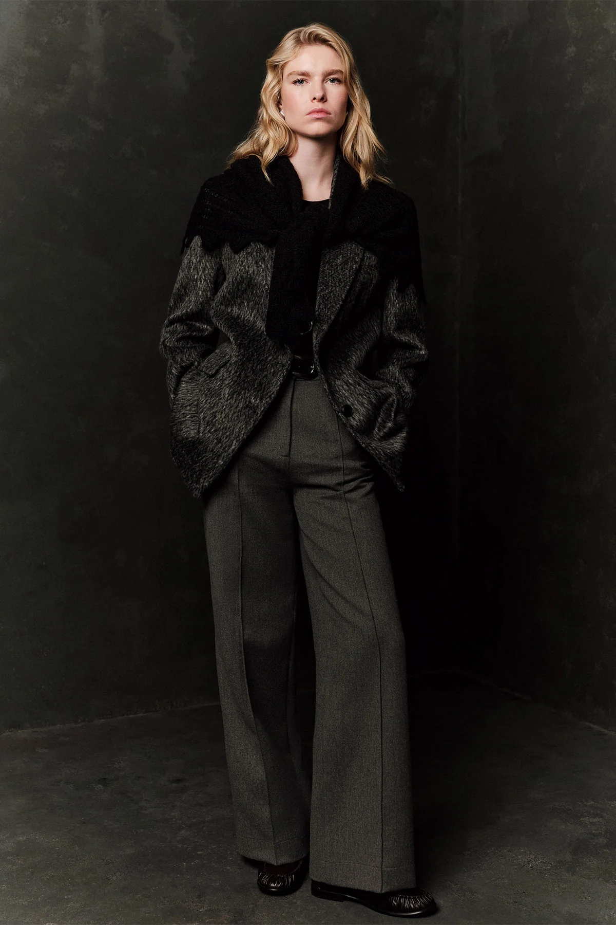 Dara Wool Blazer Anthracite - Image 8