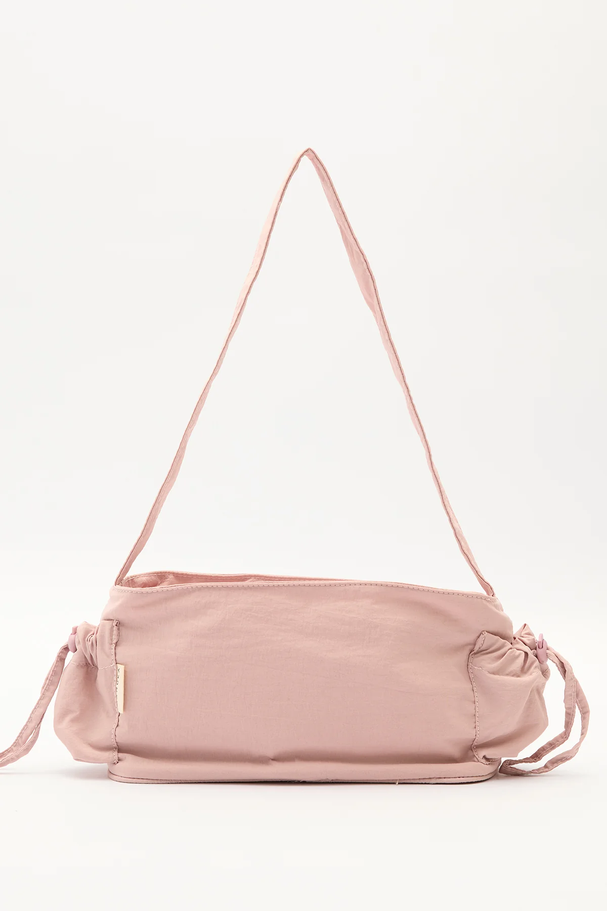 Drawstring Bag With Pockets Pink - Image 8