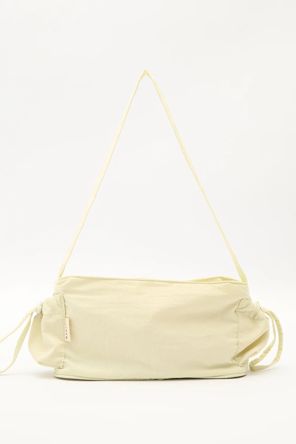 Drawstring Bag With Pockets Yellow - Image 8