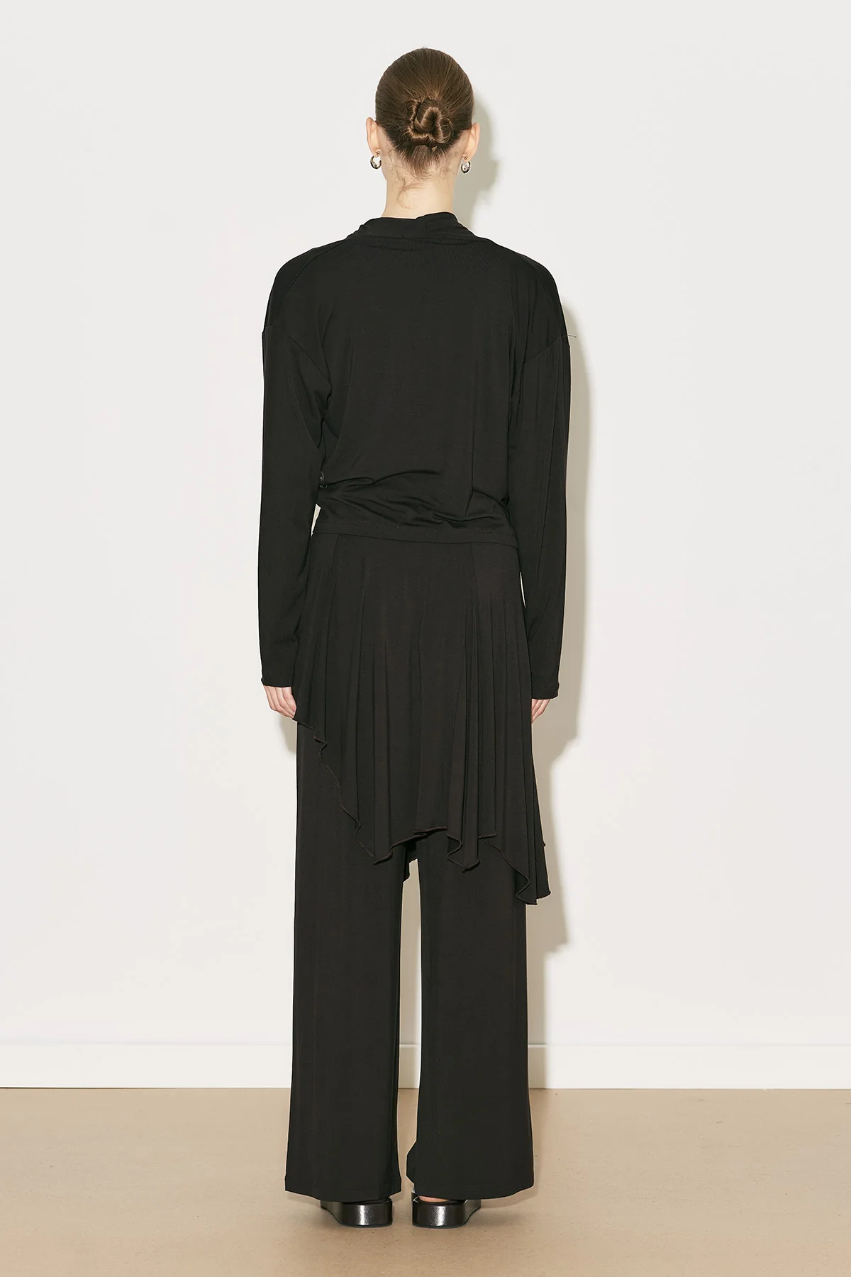 Easy Wrap Blouse Brown - Image 8