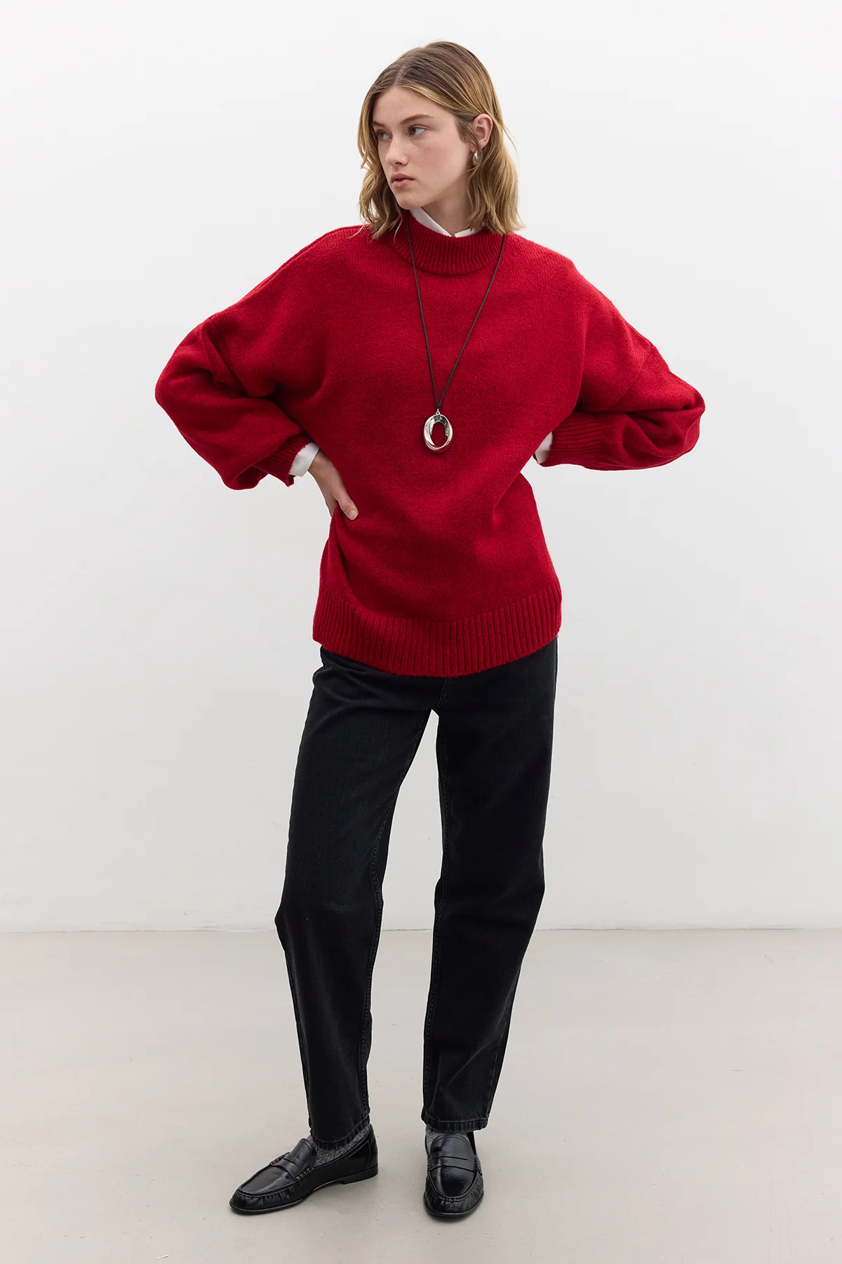 Ella Sweater Red - Image 3
