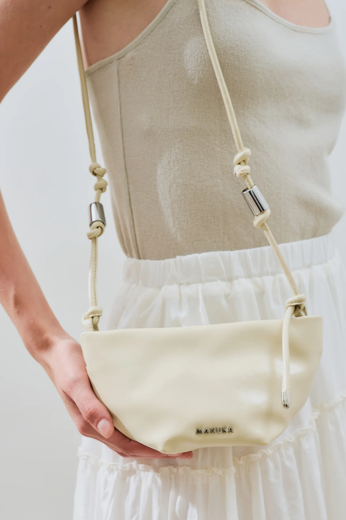 Elora Tie-Detail Bag Butter Yellow - Image 2