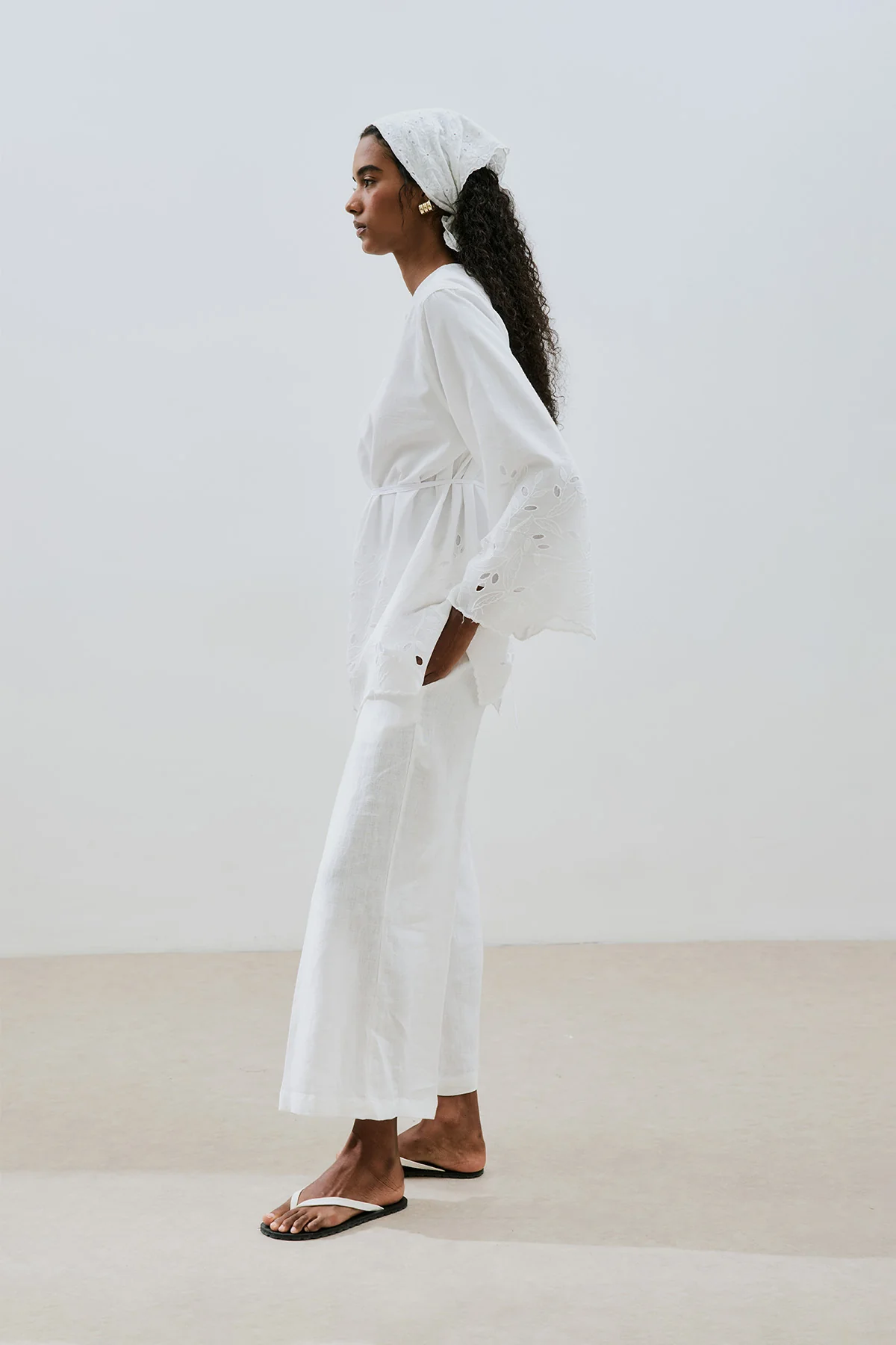 Embroidered Tunic Ecru - Image 7