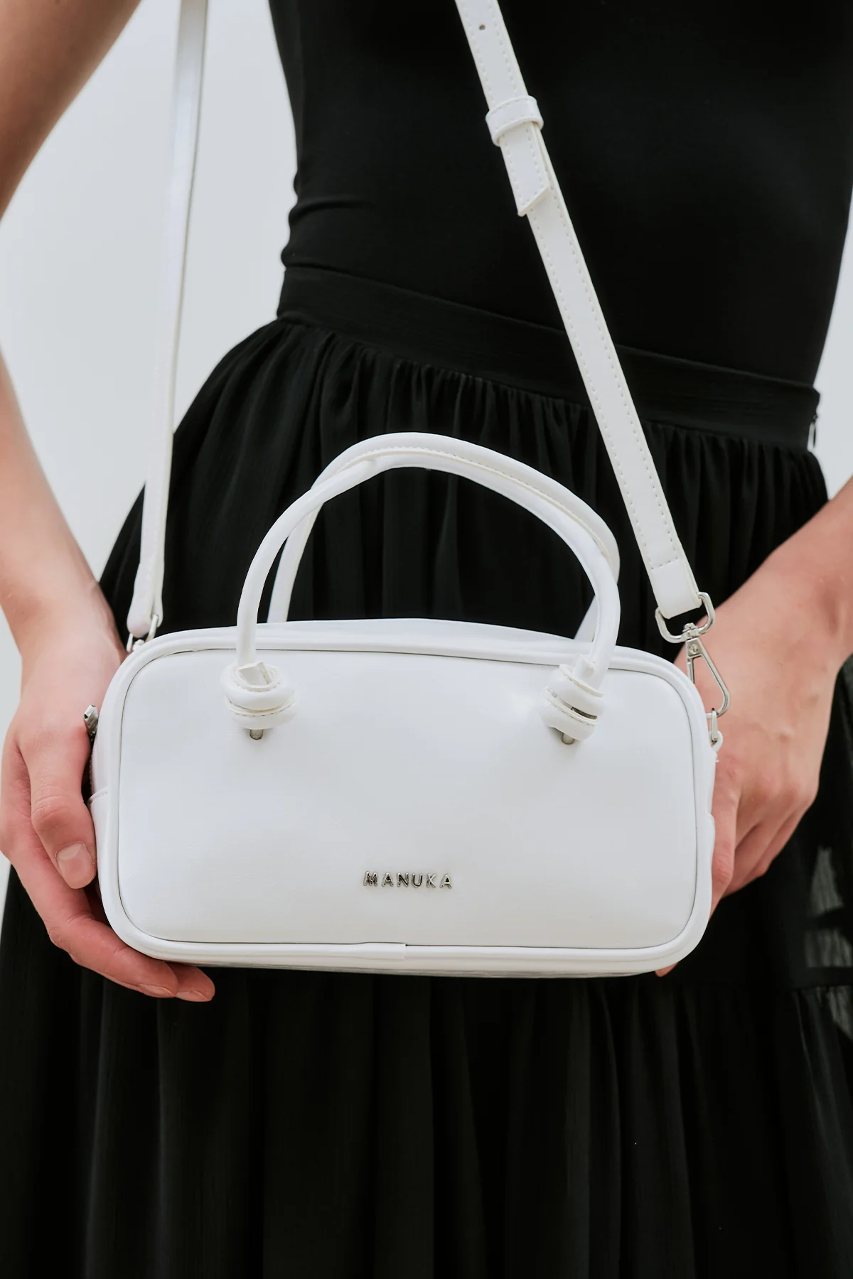 Etre Tie-Detail Bag Marshmallow - Image 2