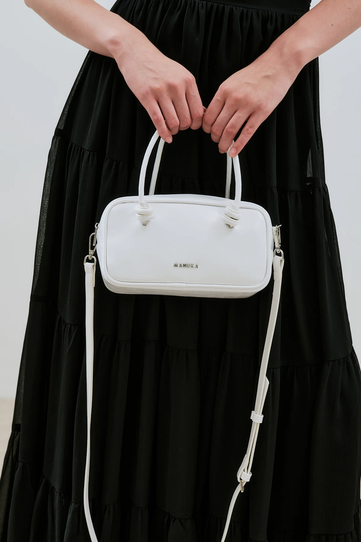 Etre Tie-Detail Bag Marshmallow - Image 3