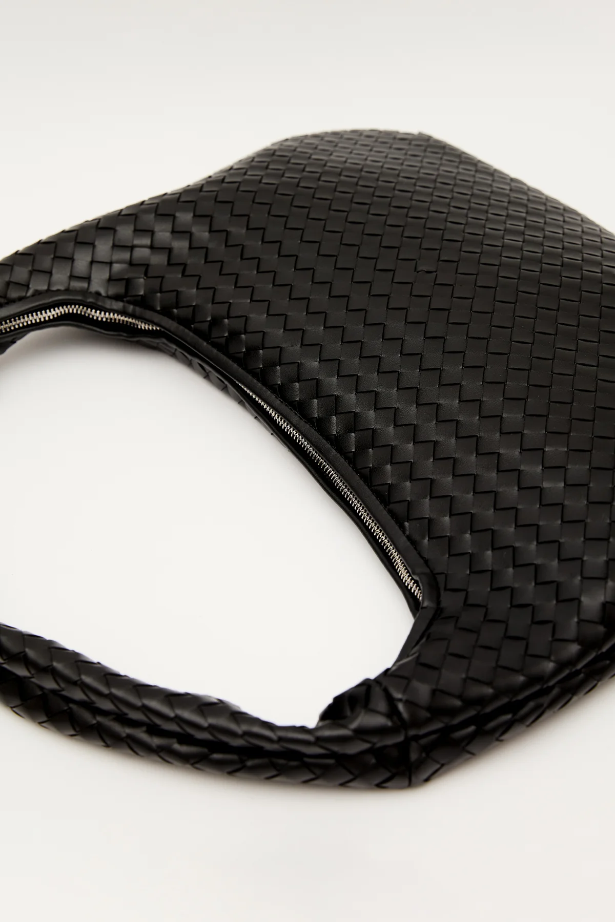 Frances Large Knit Bag Black - Image 6