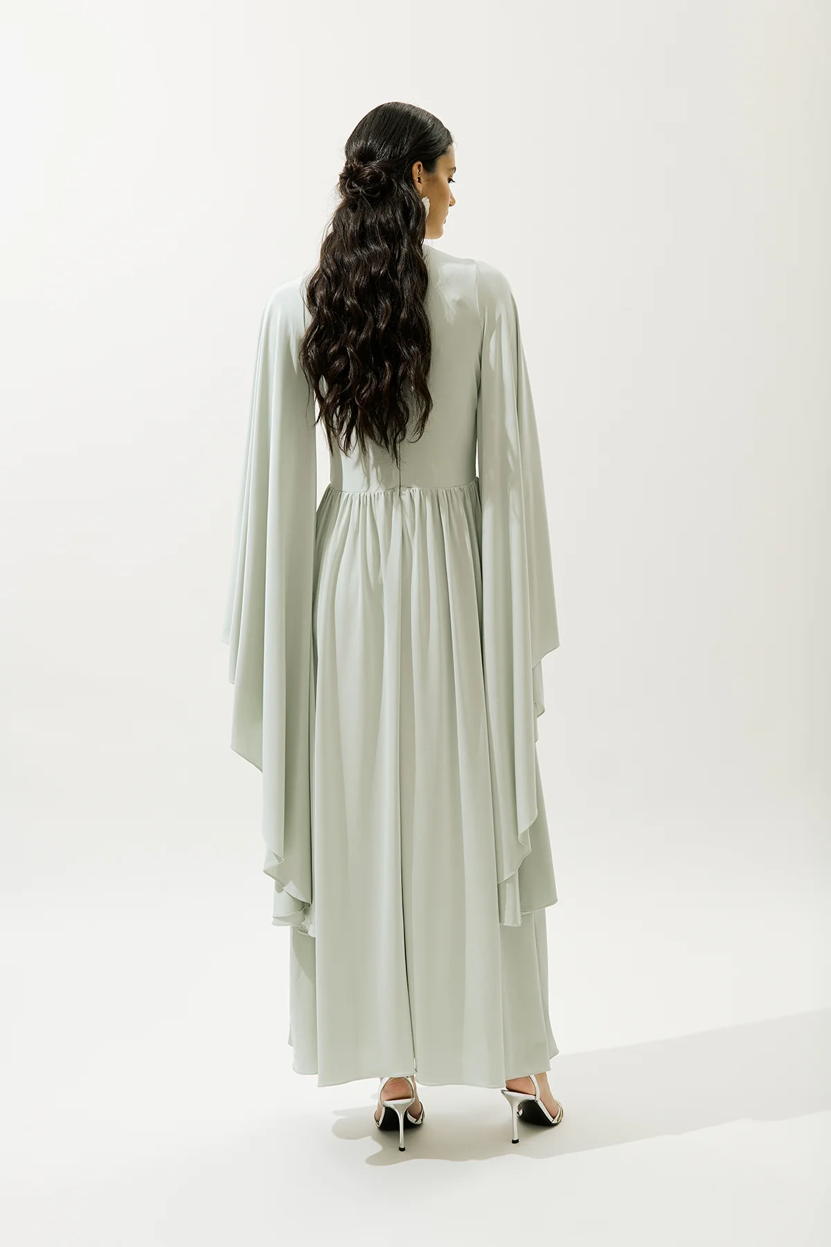 Helsa Evening Dress Green - Image 8