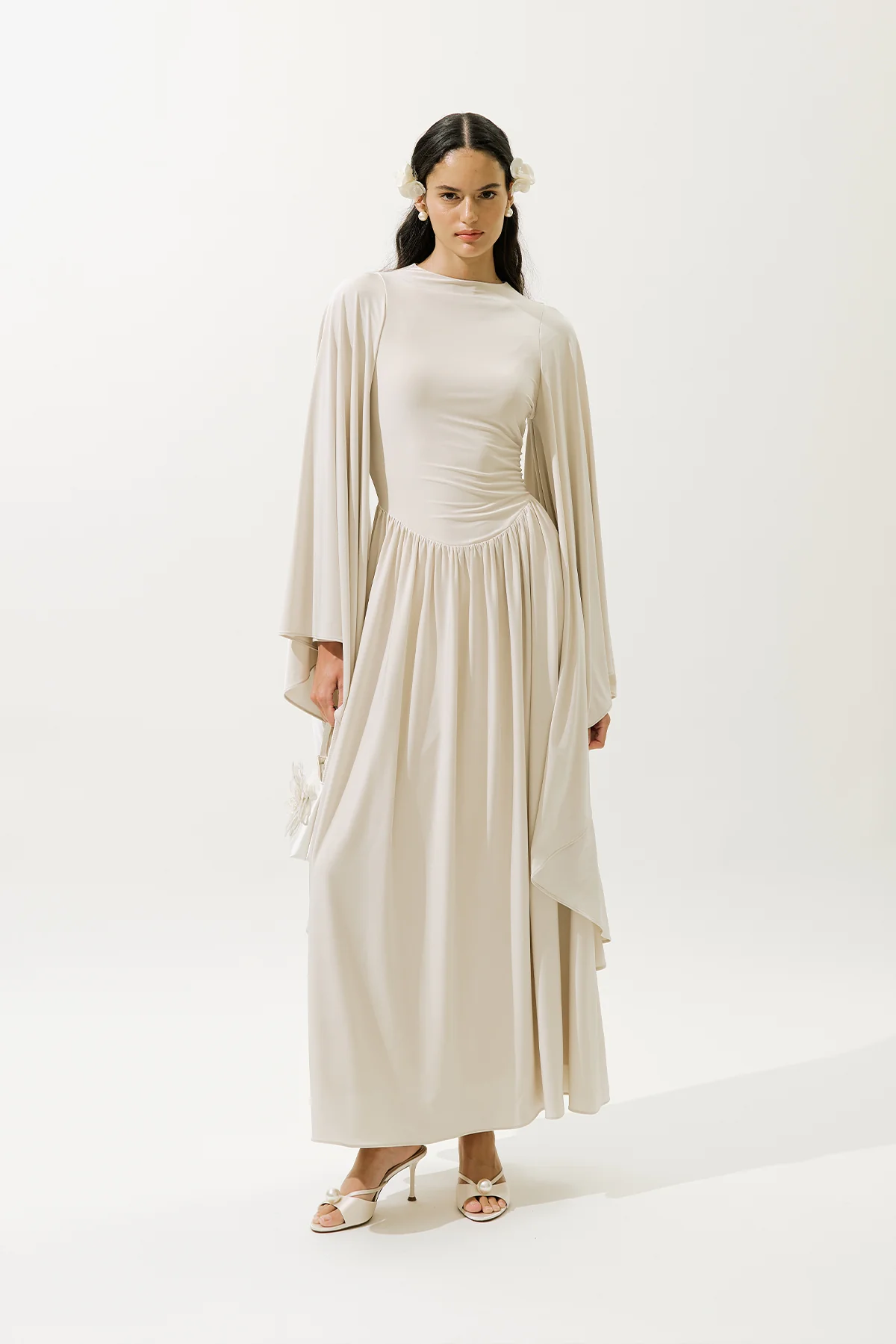 Helsa Evening Dress Pearl - Image 5