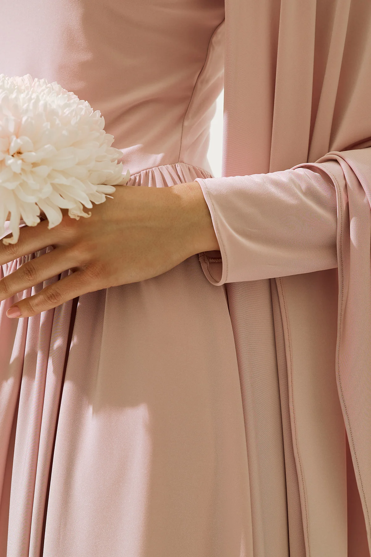 Helsa Evening Dress Powder - Image 7