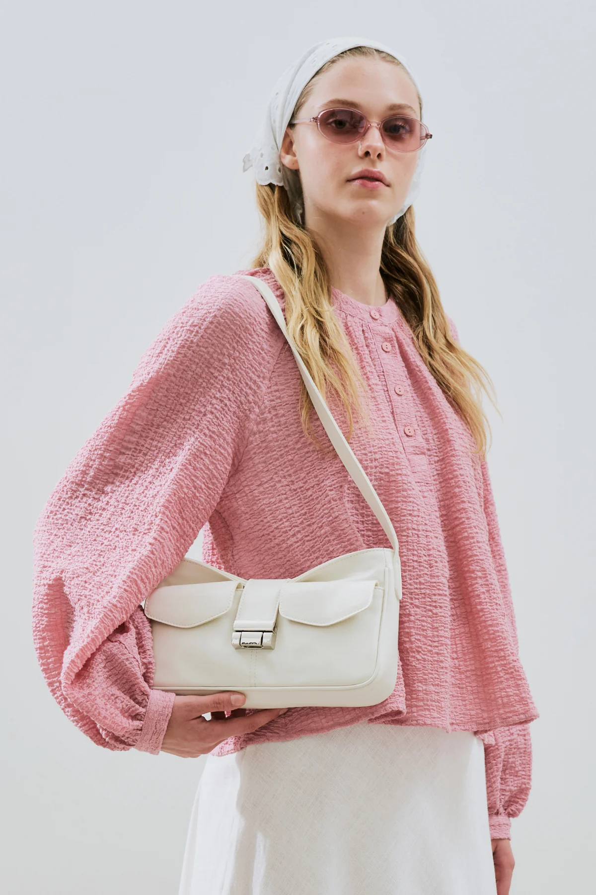 Hondae Buckle Bag Ecru - Image 2